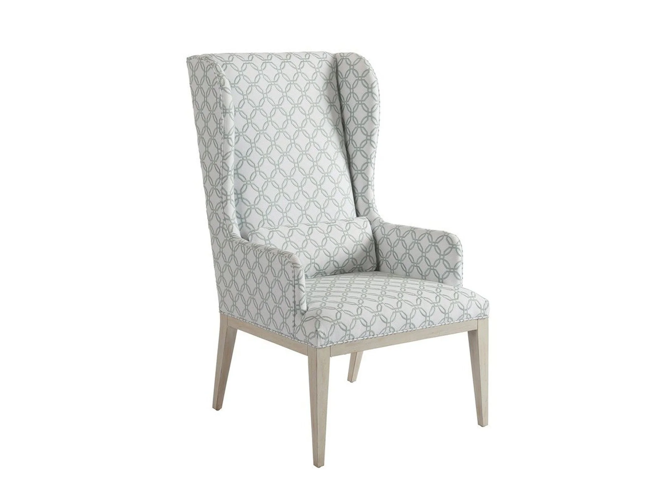 Barclay Butera Newport Seacliff Upholstered Host Wing Chair As Shown - Image 7