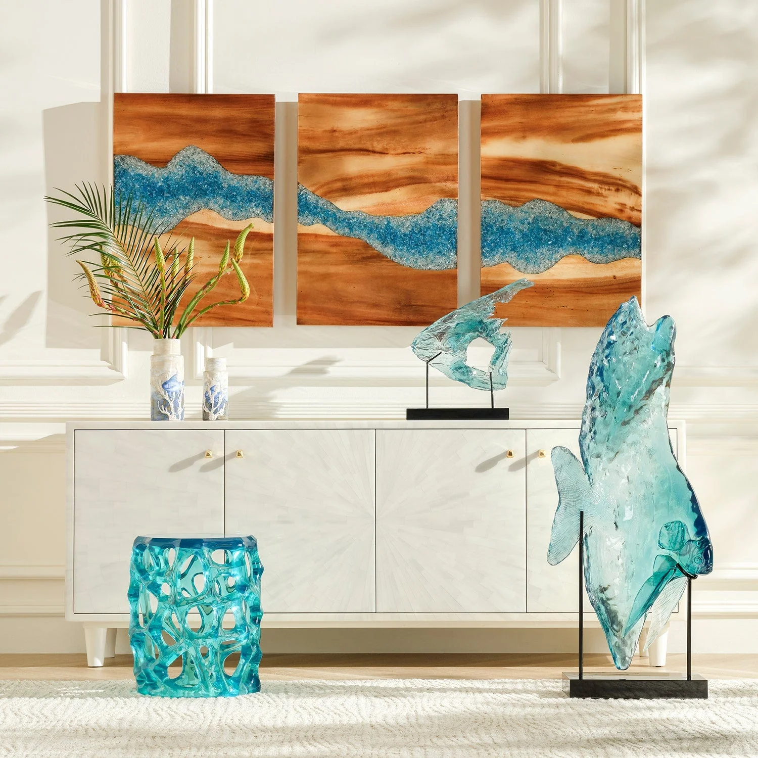 Brissa Modern Resin Stool - Image 9