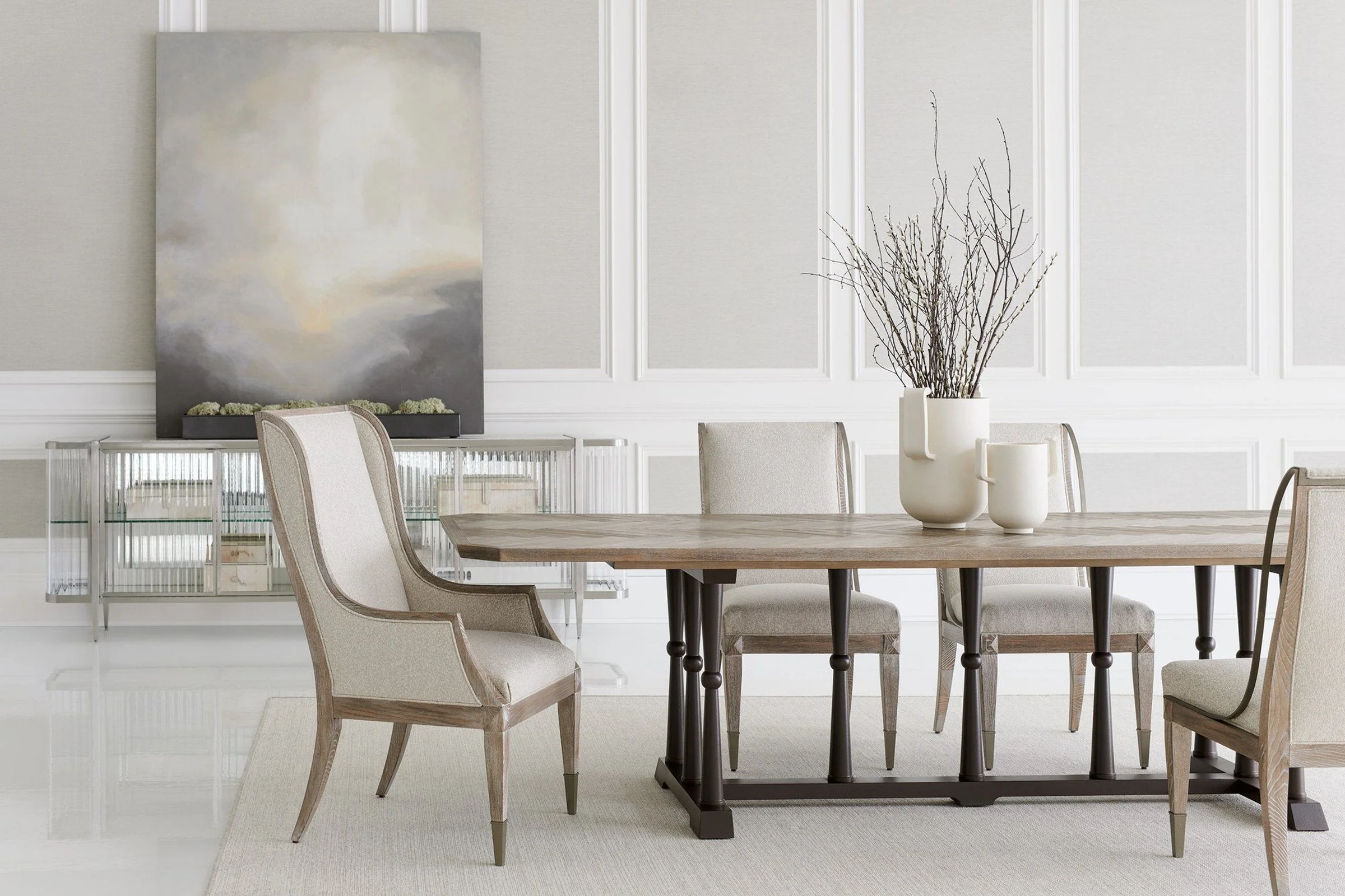Caracole Classic Open Arms Side Chair - Image 4