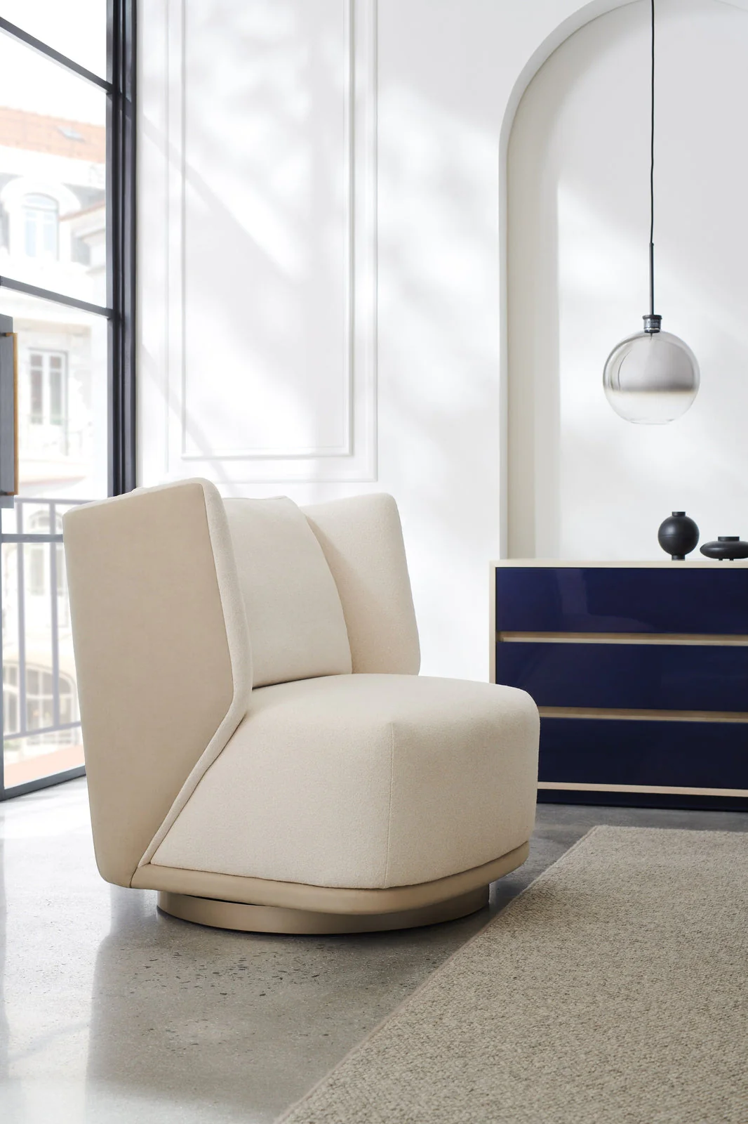 Caracole Modern La Moda Seville Swivel Chair - Image 2