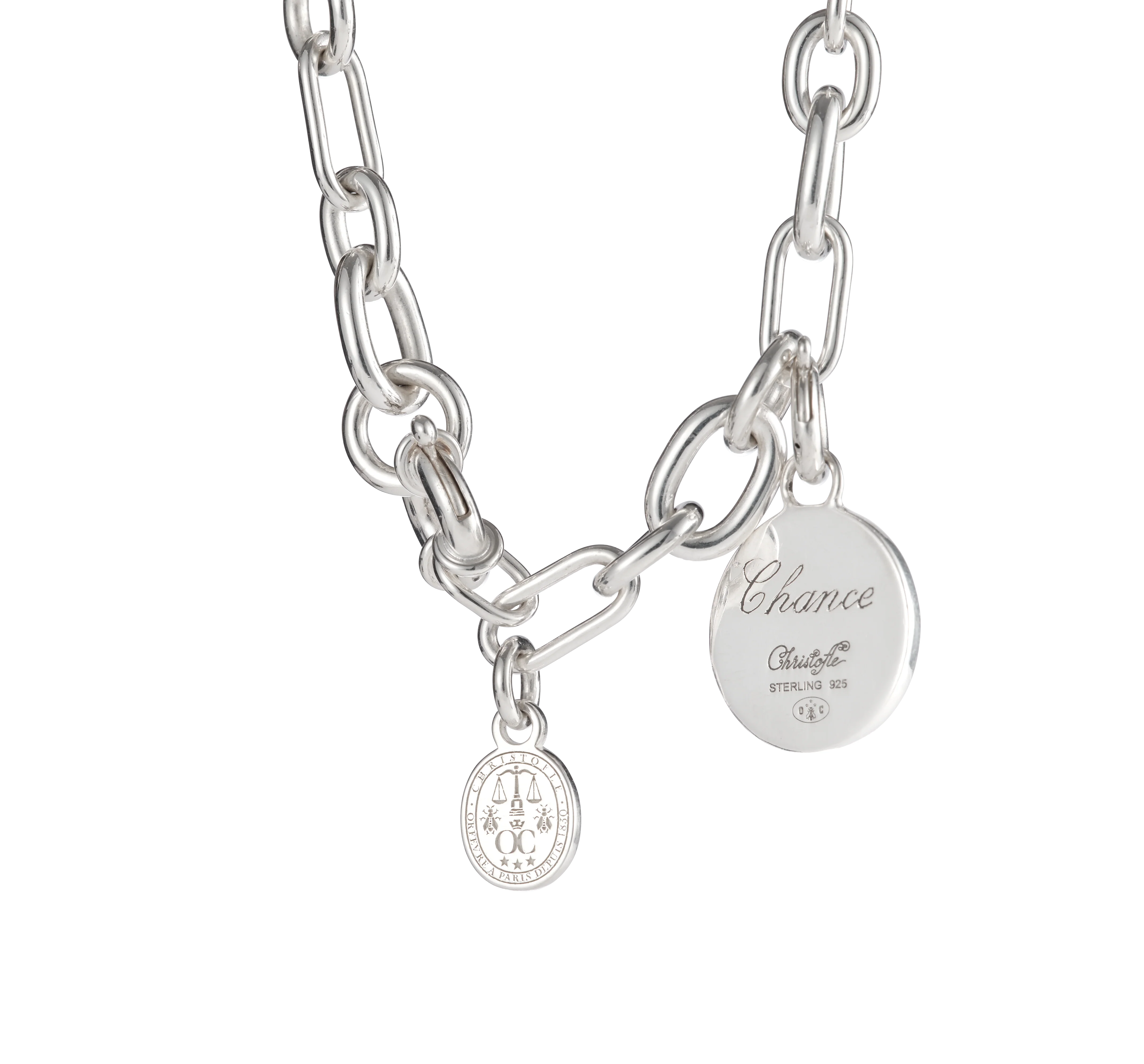 Christofle Chri-Chri Sterling Silver Medal With Snape Hook - Image 8