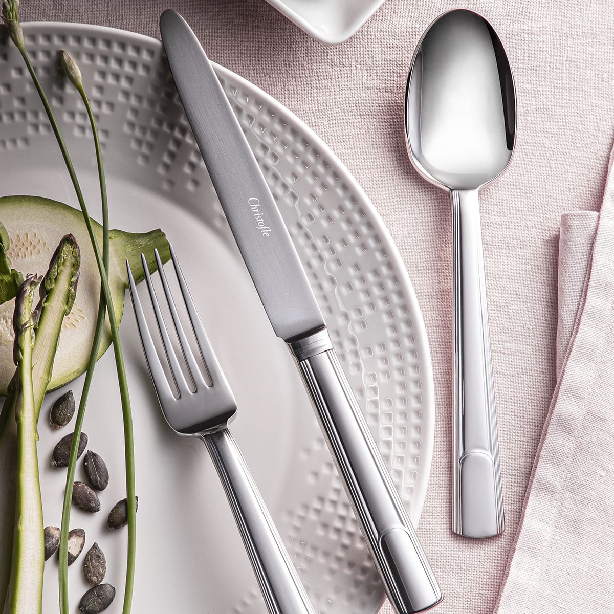 Christofle Hudson Stainless Steel Dinner Knife - Image 2