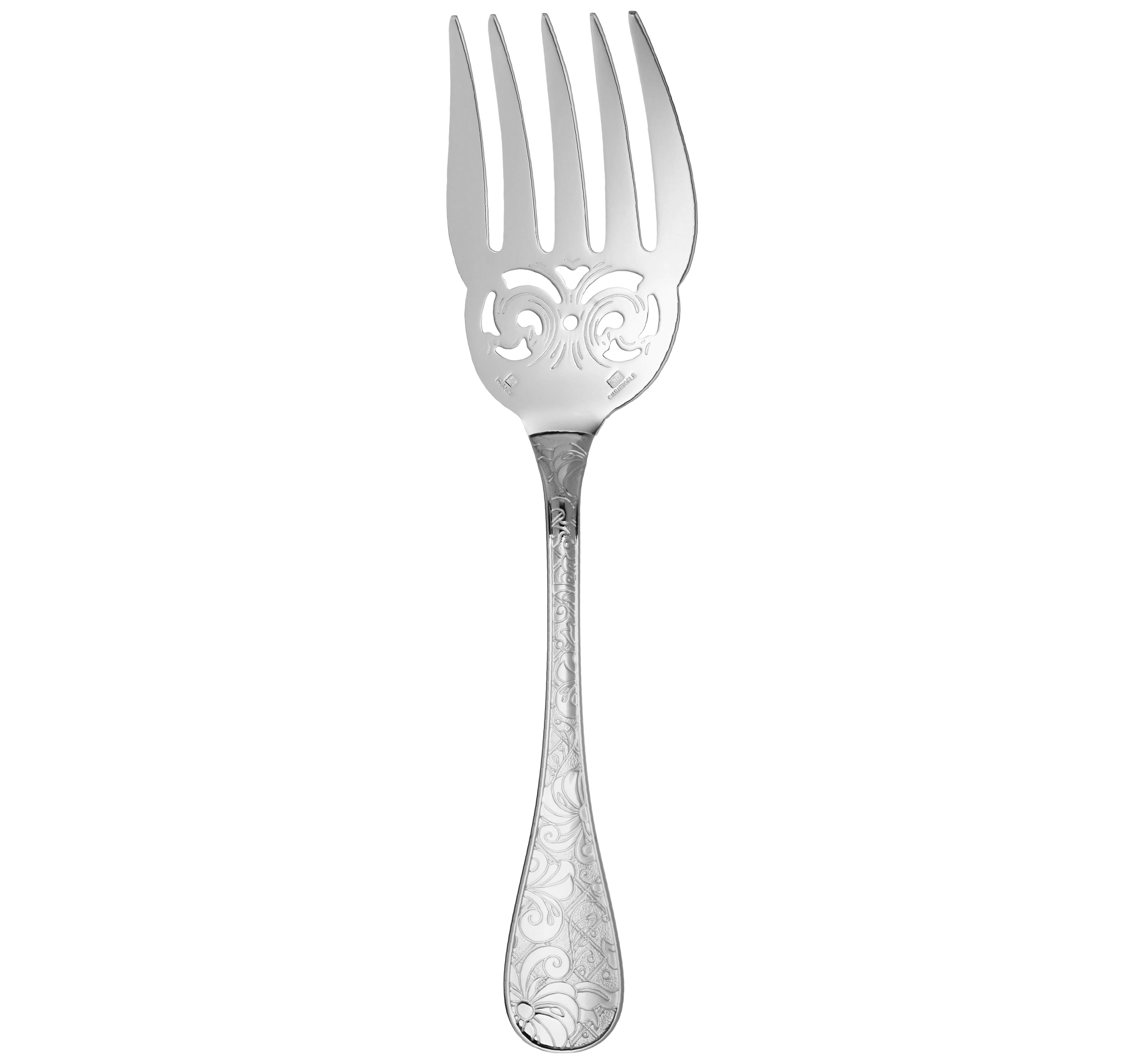 Christofle Jardin d'Eden Silver Plated Fish Serving Fork - Image 2