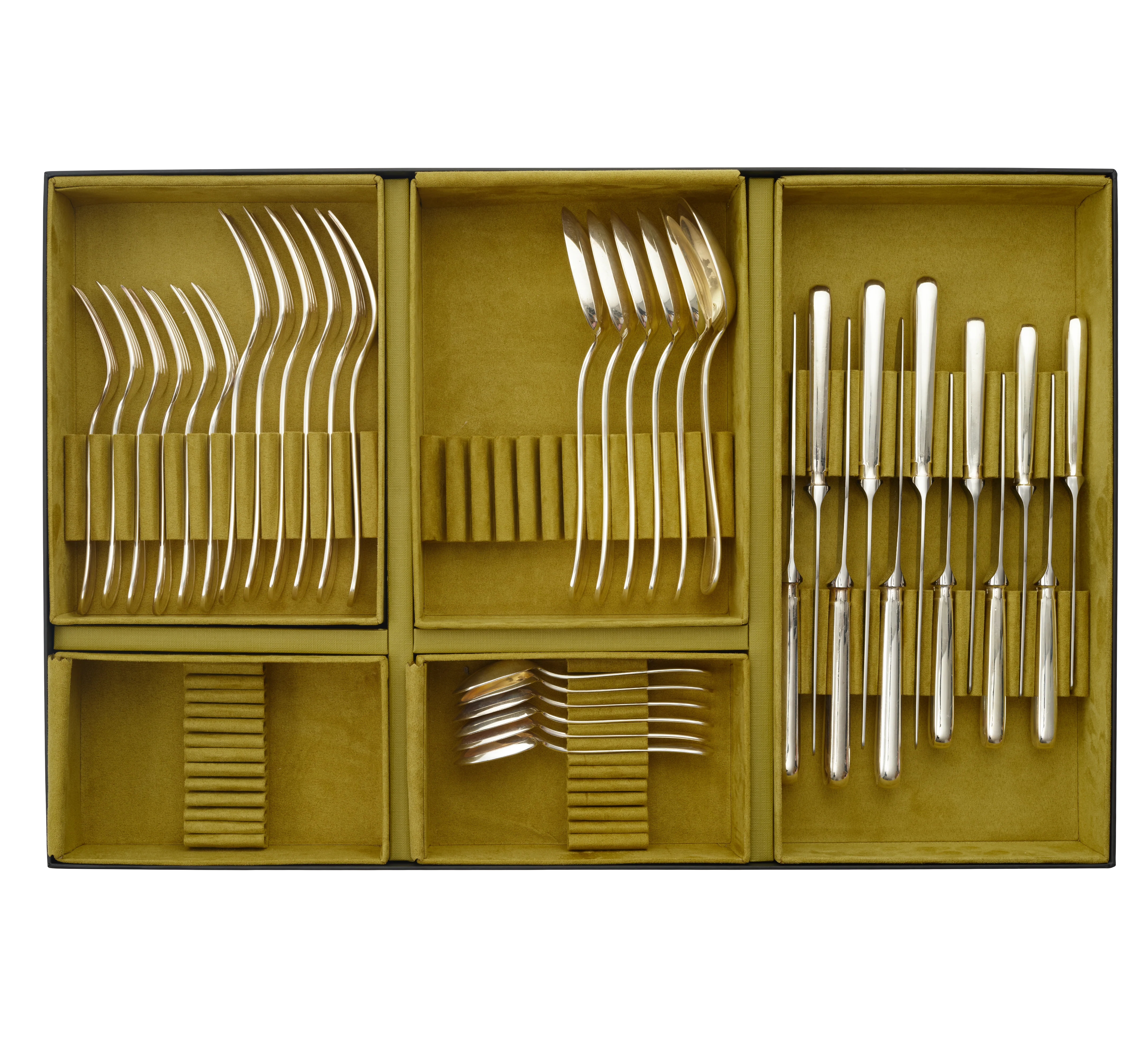 Christofle Malmaison Silver Plated Cutlery Set - Image 9