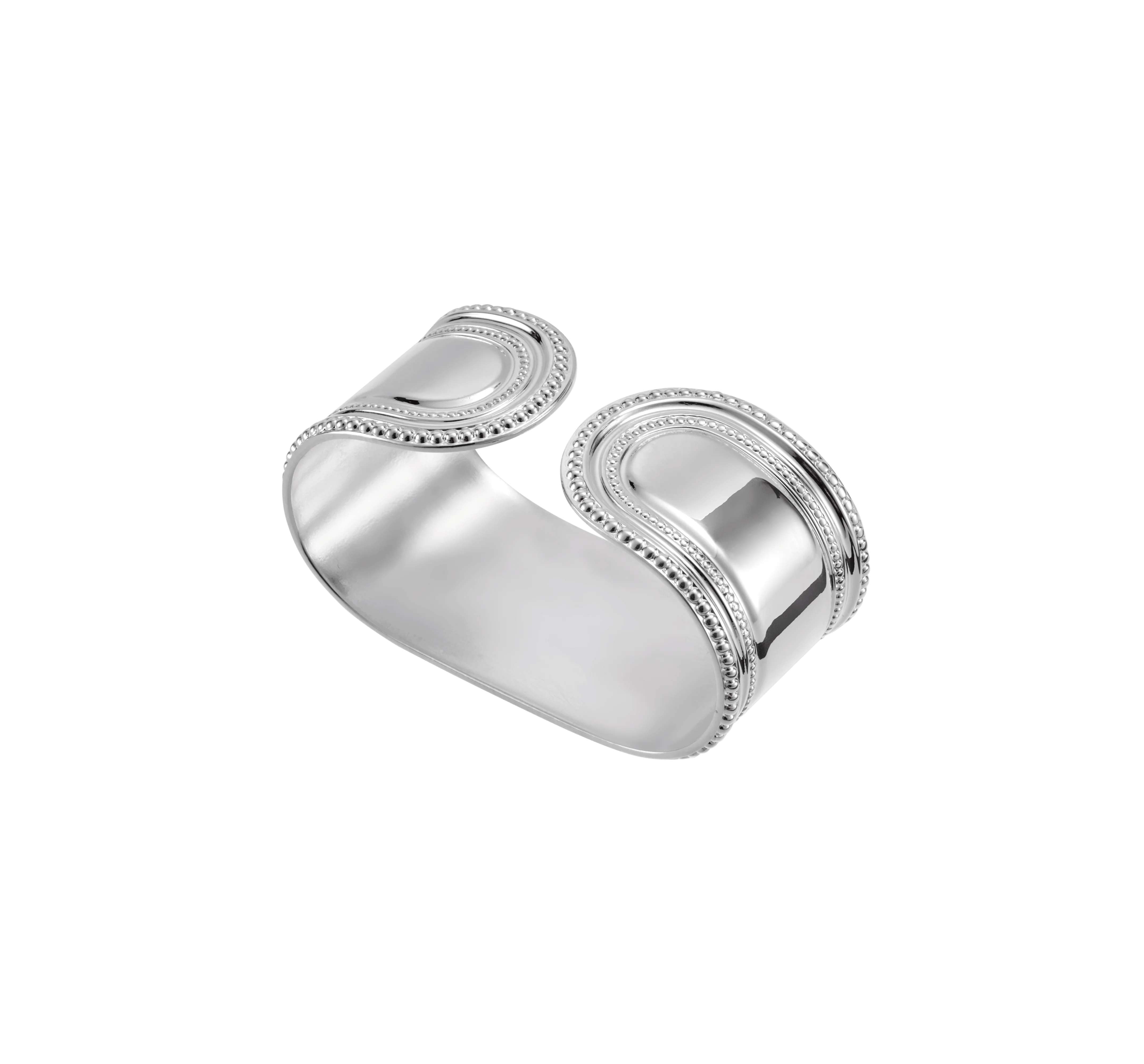 Christofle Marie-Rose Silver Plated Napkin Ring Open Marie-Rose - Image 3