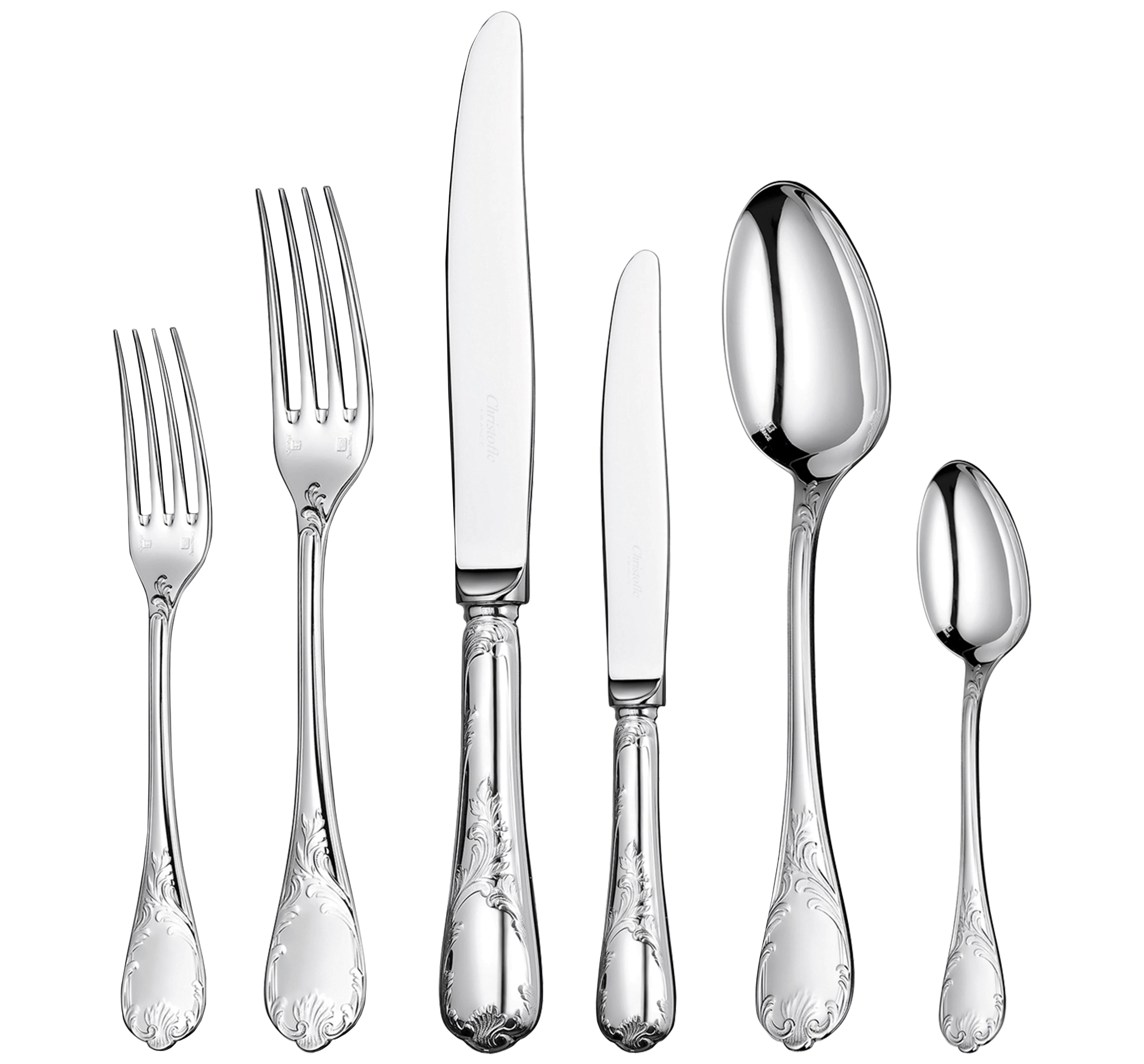 Christofle Marly Silver Plated Cutlery Set - Image 38