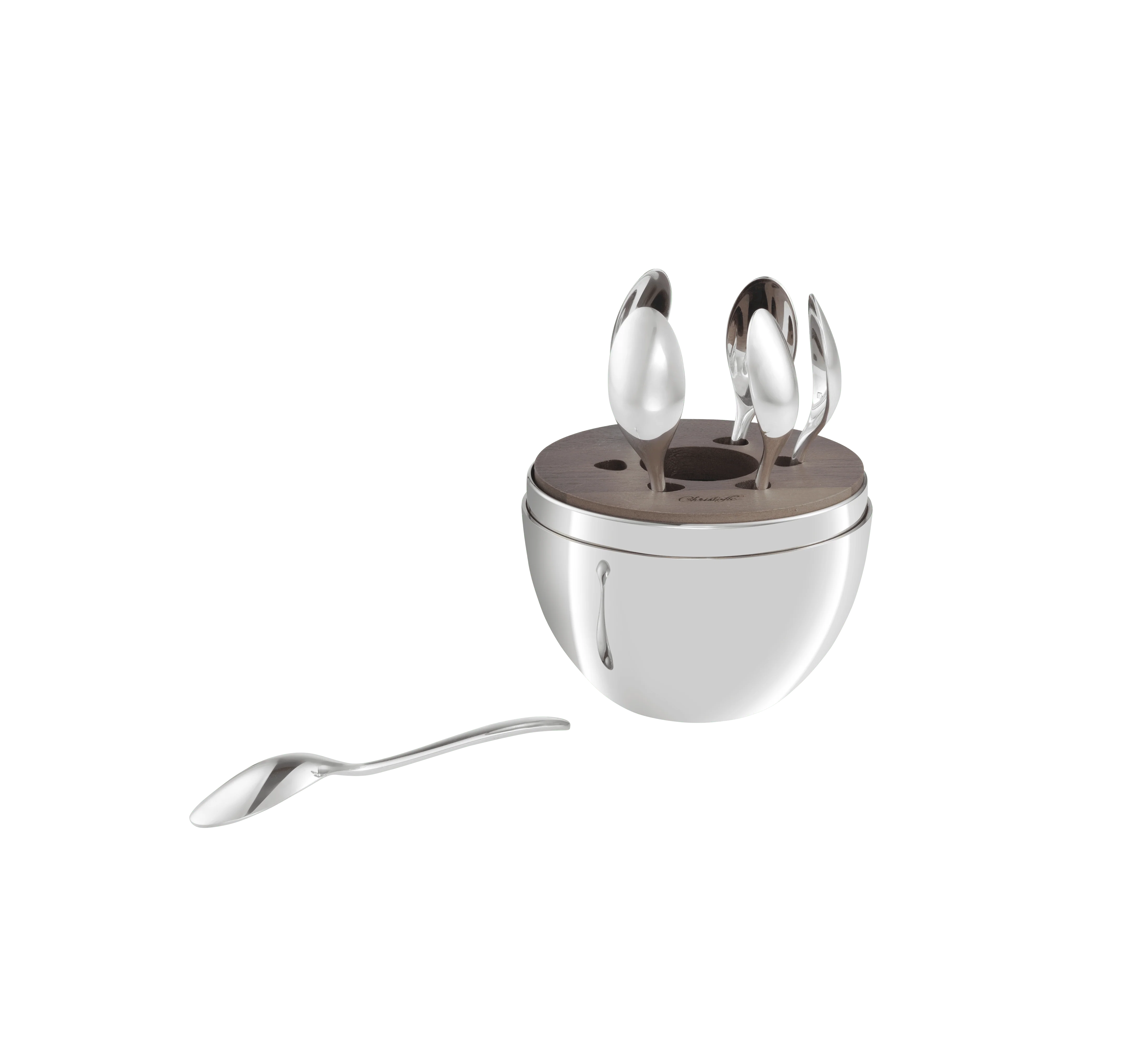 Christofle MOOD Silver Plated Coffee Skyline - 6 Pieces - Image 5