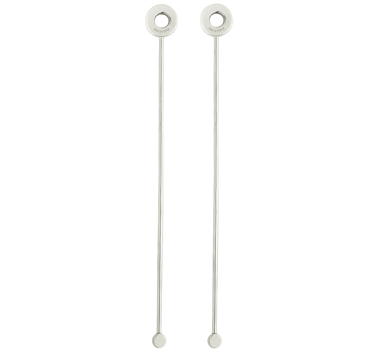 Christofle Oh de Christofle Stainless Steel Cocktail Stirrers - Set of 2