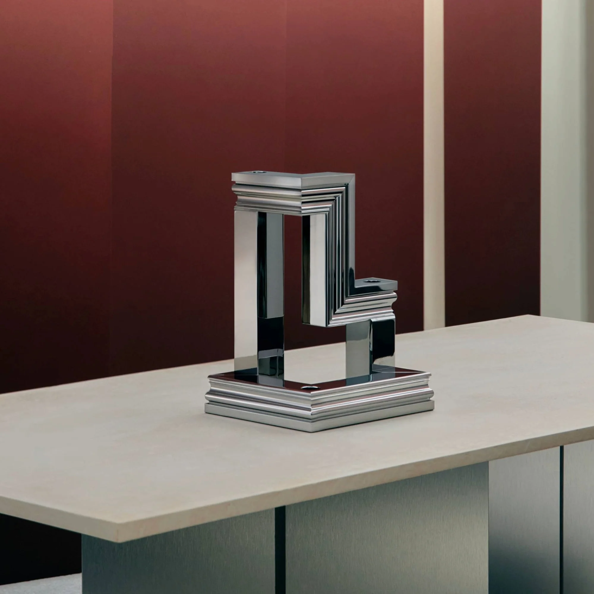 Christofle Perspectives Aluminium Candelabra Chrome - Image 13
