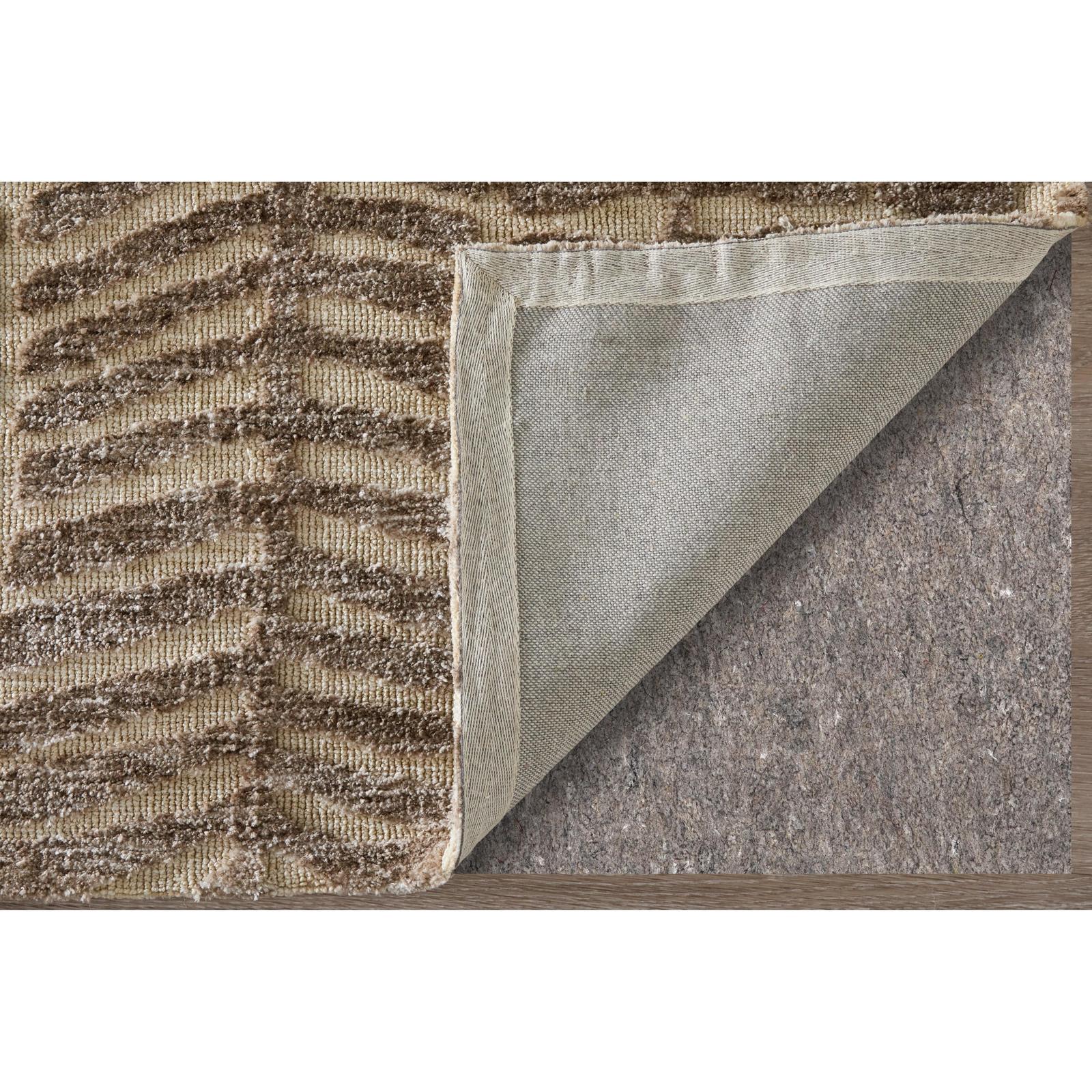 Feizy Colton 8A54F Modern Animal Print Rug in Taupe/Tan - Image 5