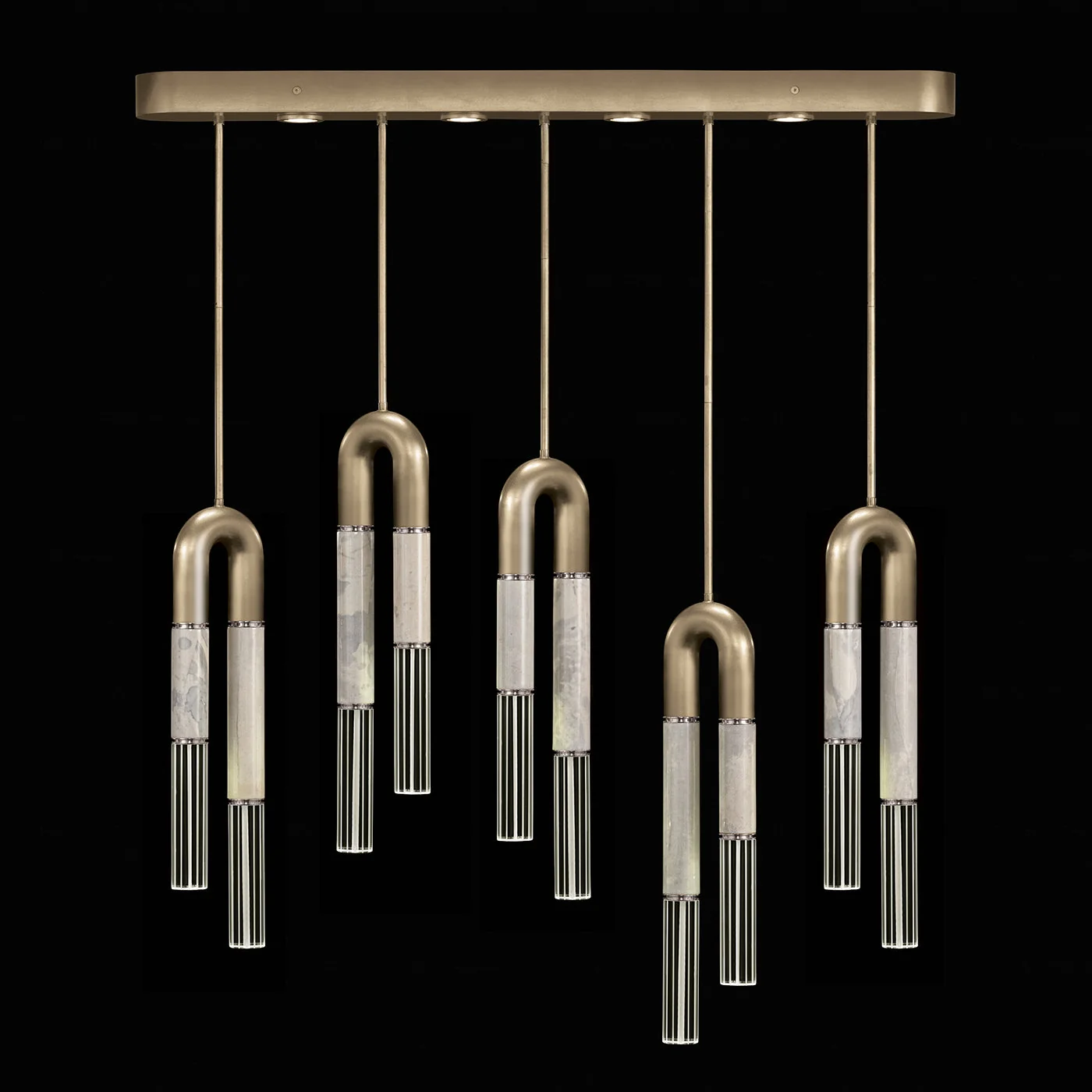 Fine Art Antonia 51.5"W Linear Pendant - Image 30