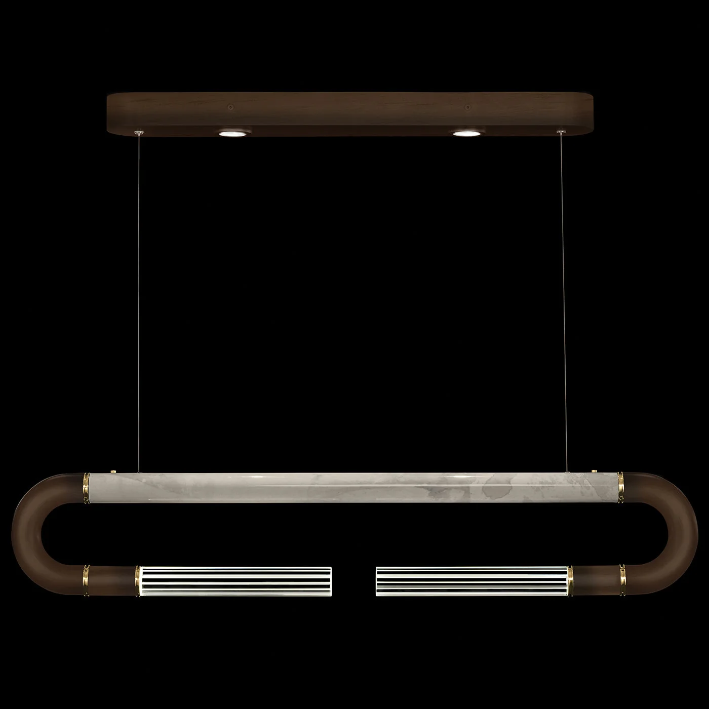 Fine Art Antonia 52"W Linear Pendant - Image 9
