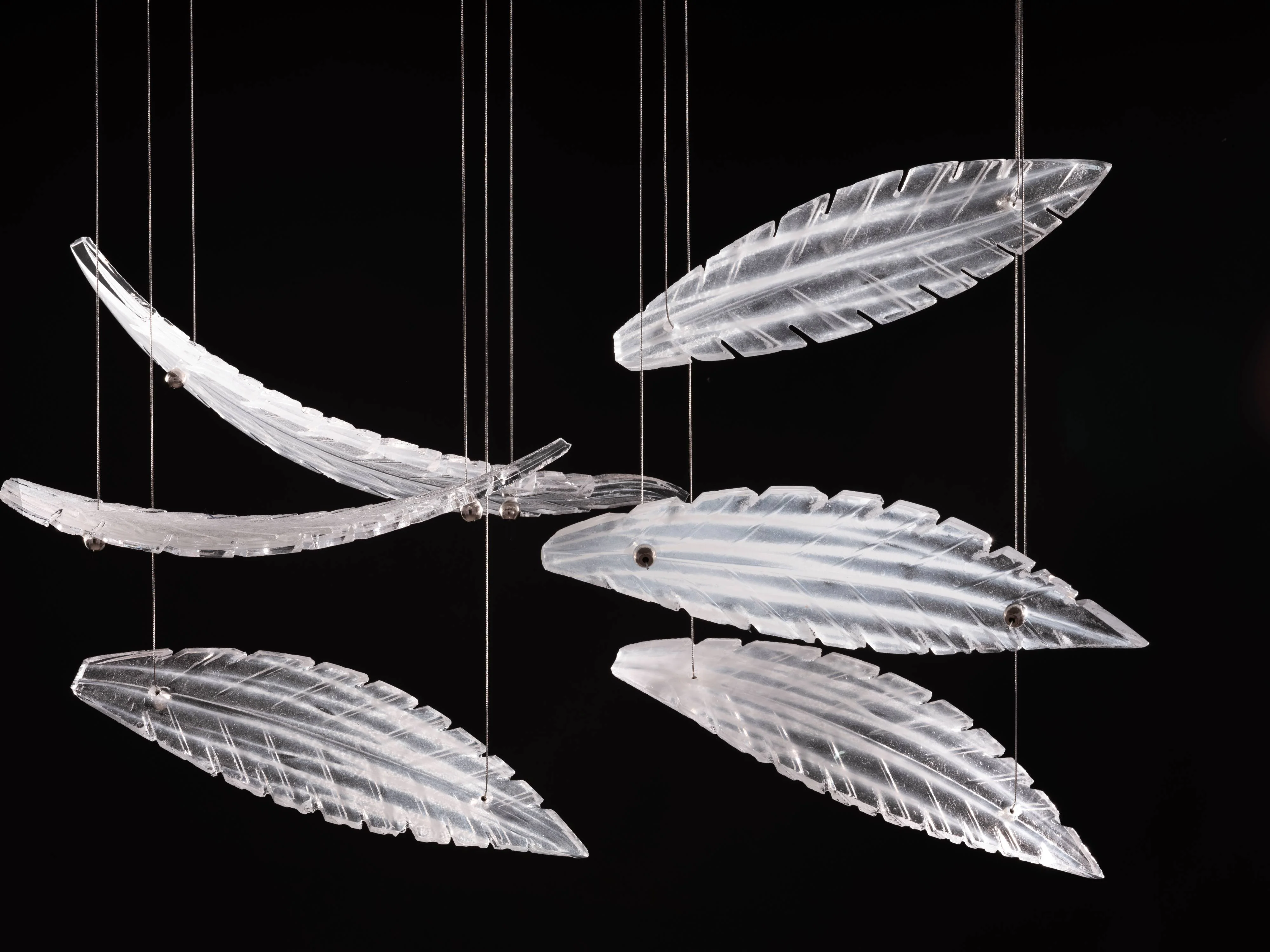 Fine Art Elevate 18" Plumes Round Pendant - Image 3