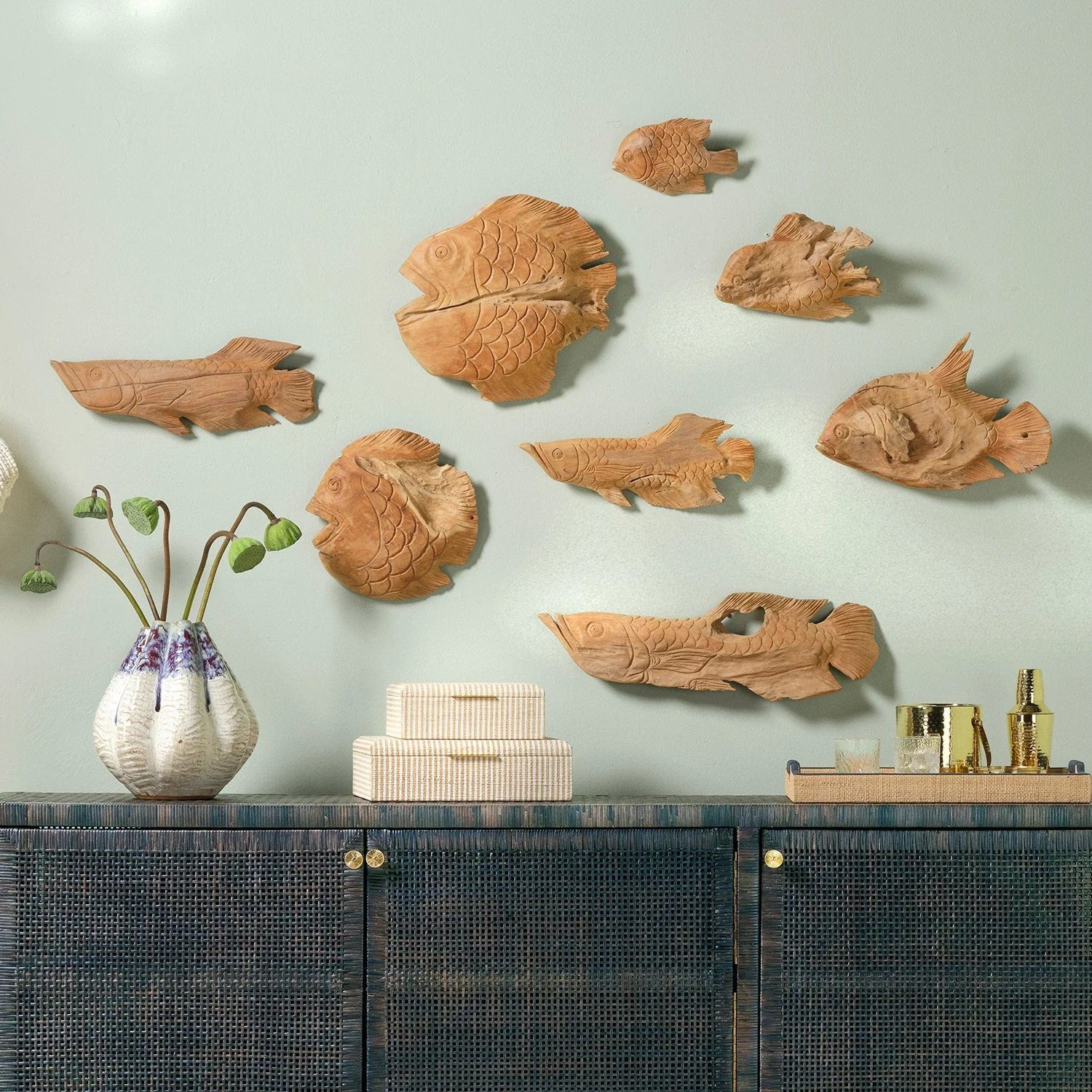 Flounder Wall Decor - Set of 3 - Image 2