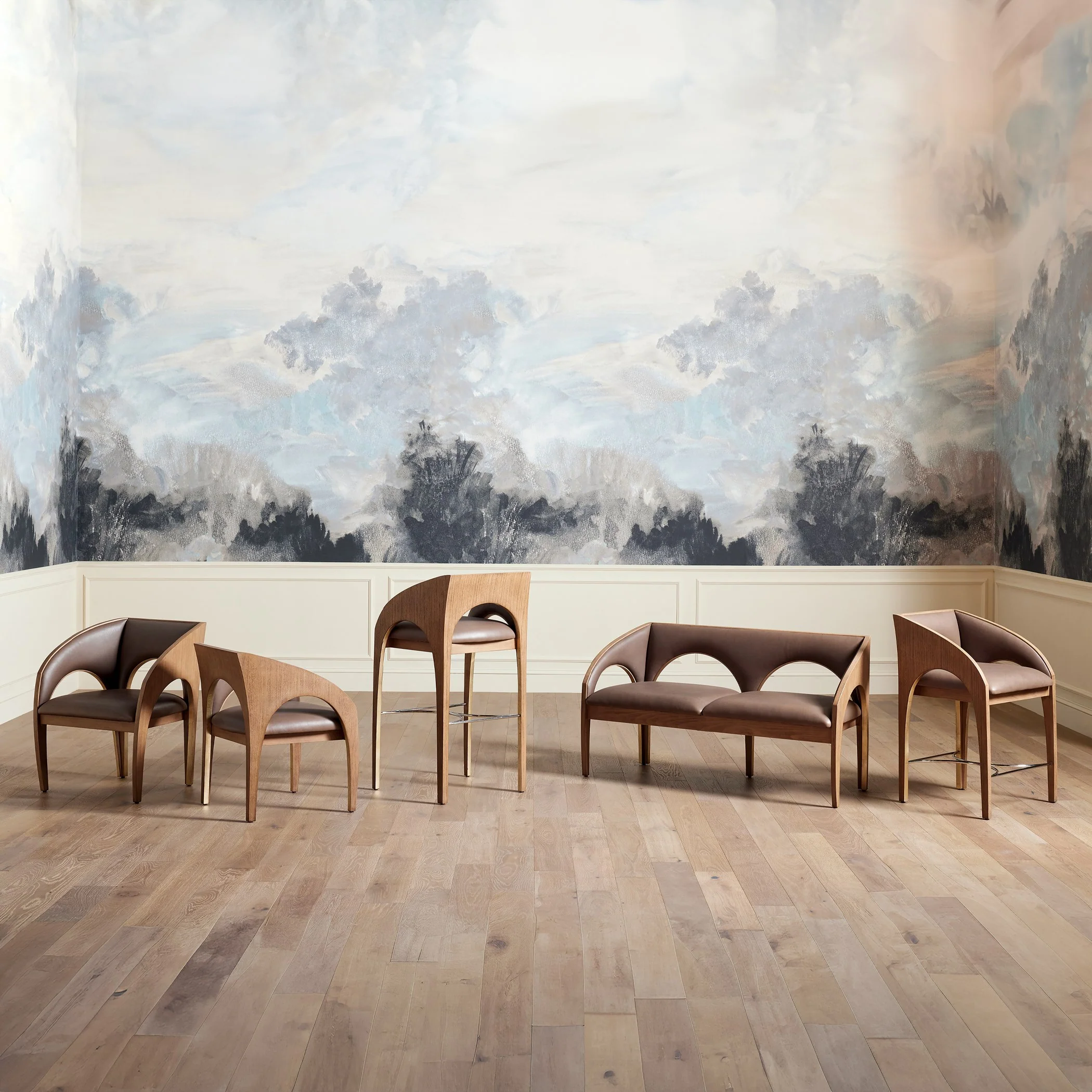Global Views Champagne Arches Dining Chair - Image 10