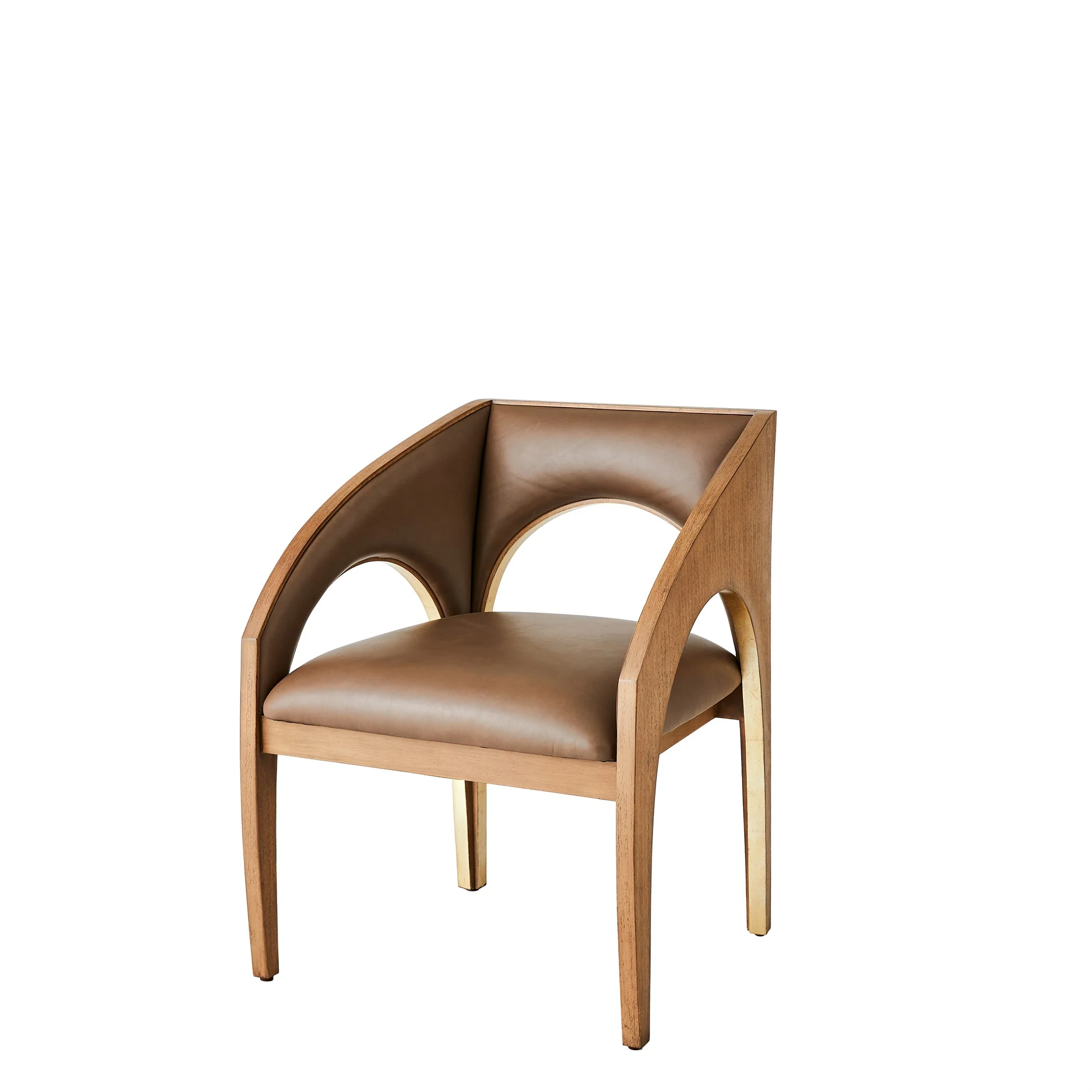 Global Views Champagne Arches Dining Chair - Image 7