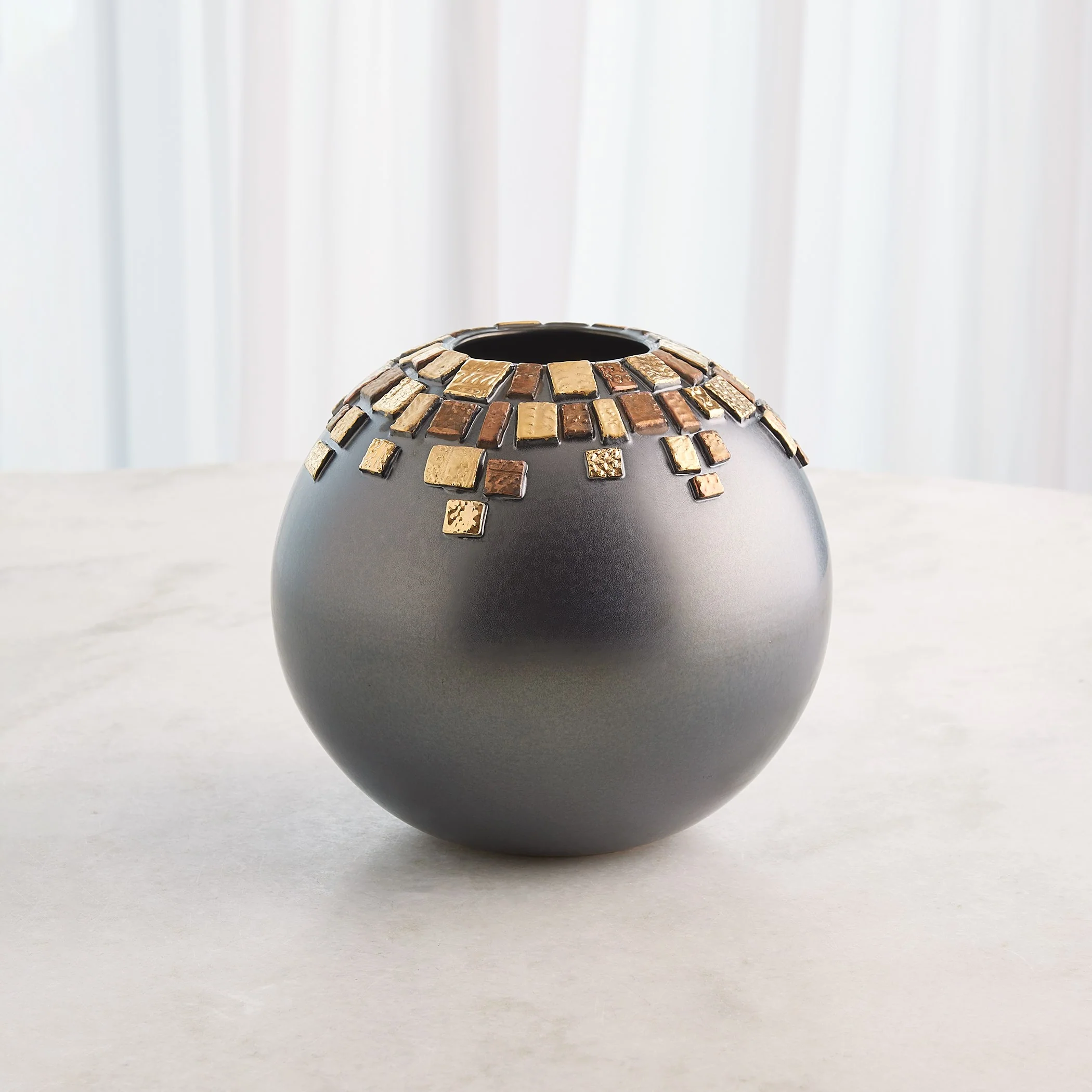 Global Views Reactive Black Array Vase - Image 2