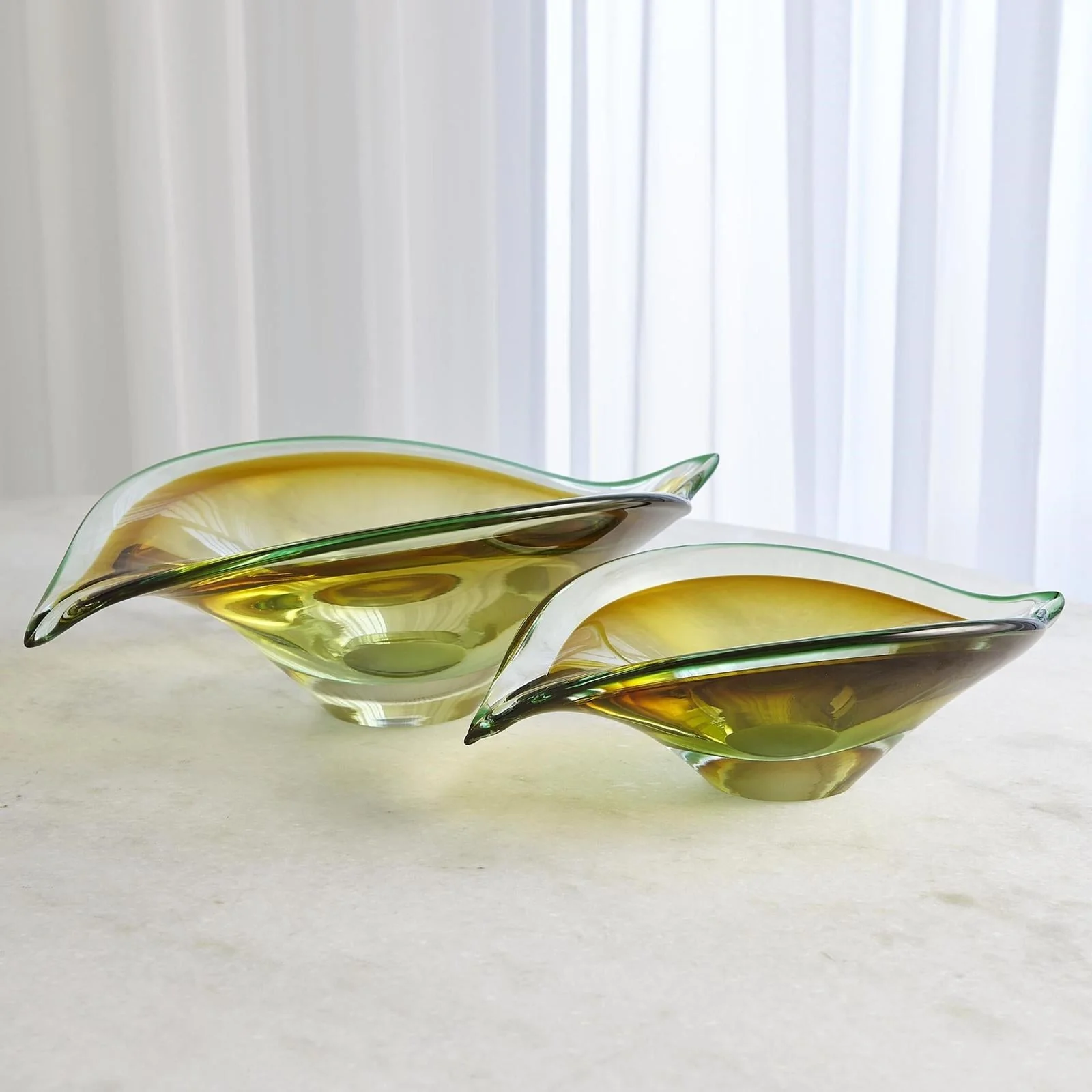 Global Views Bent Leaf Bowl - Image 3