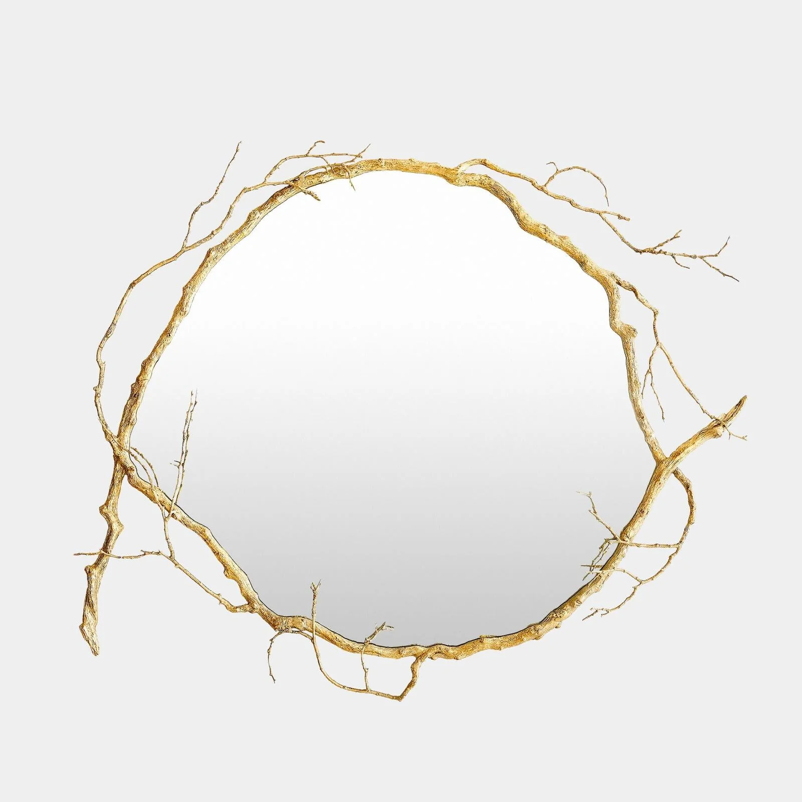 Global Views Botanica Brass Mirror