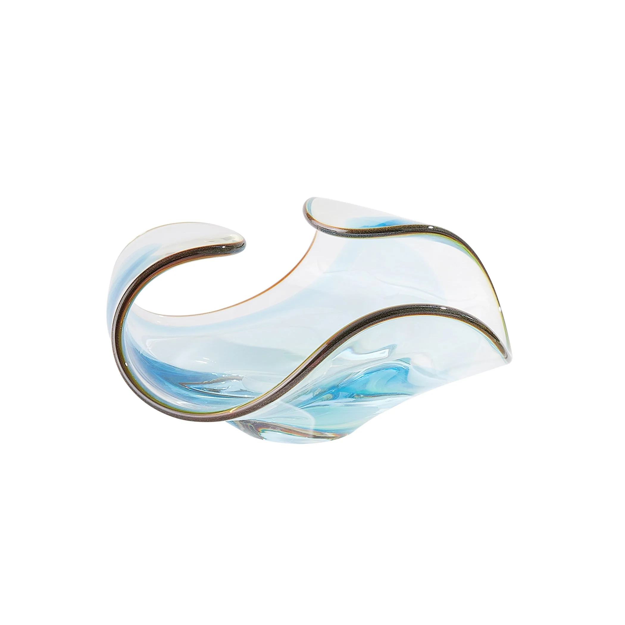 Global Views Blue Gelp Bowl - Image 15