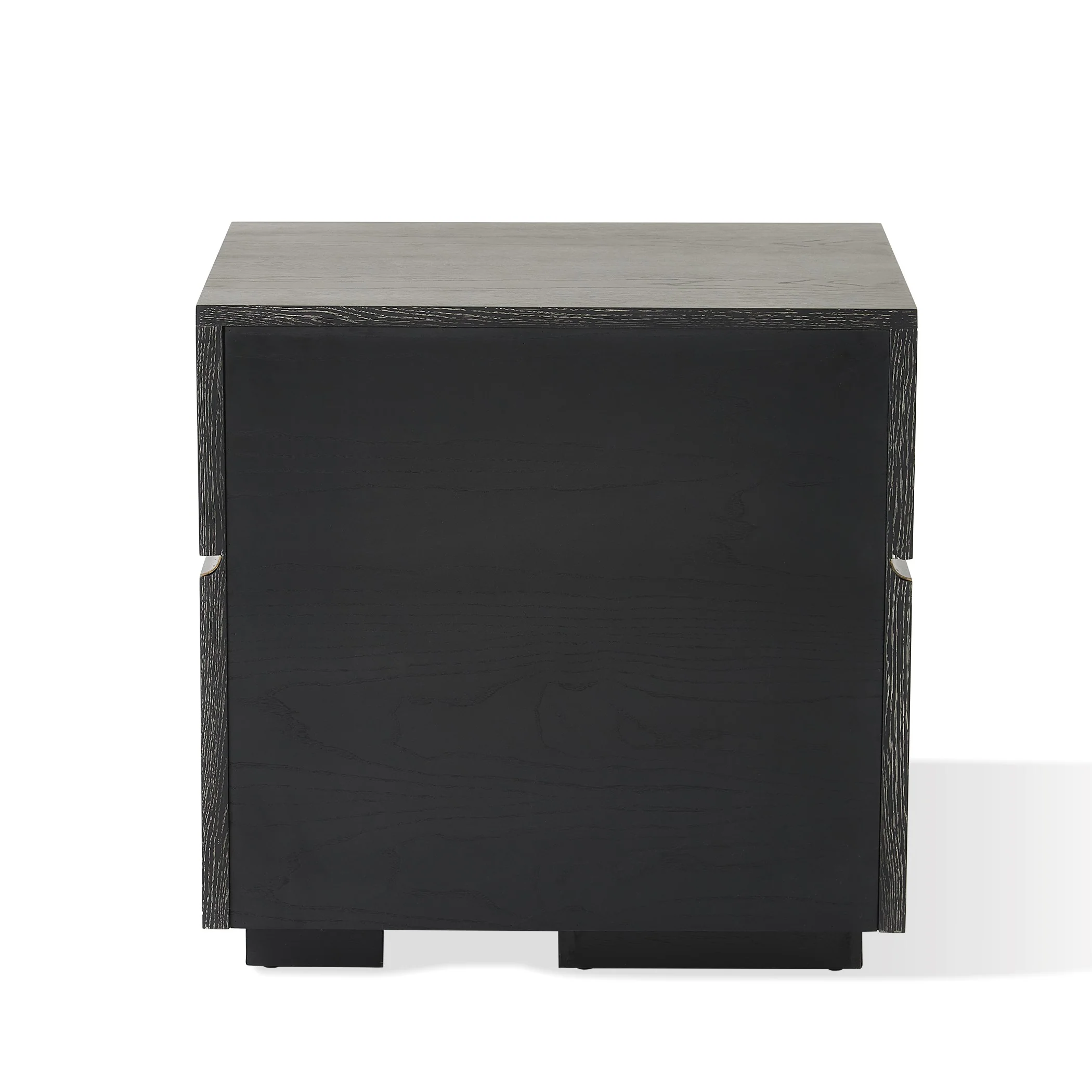 Global Views Black Cerused Oak Brazil Bedside Chest - Image 14
