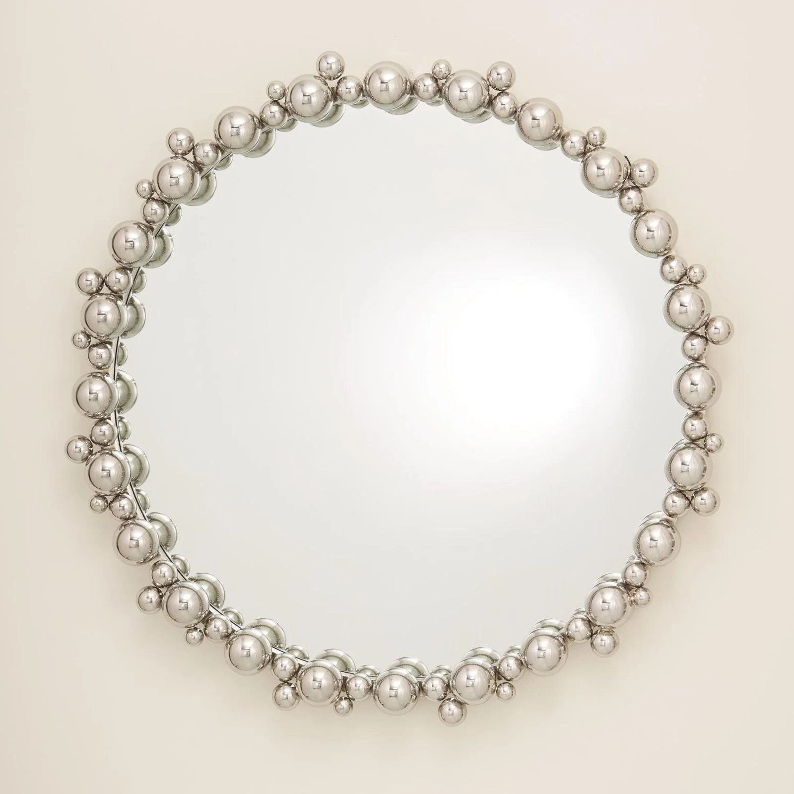 Global Views Nickel Bubble Mirror