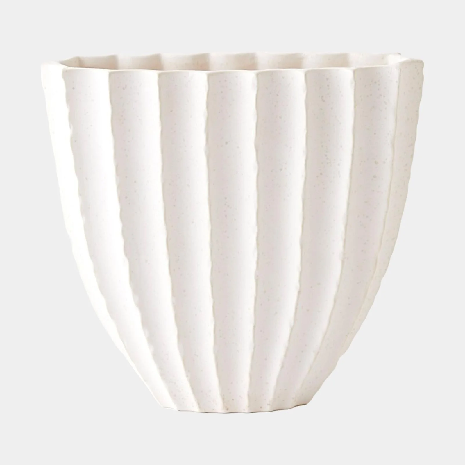 Global Views Cactus Vase Off White - Image 3