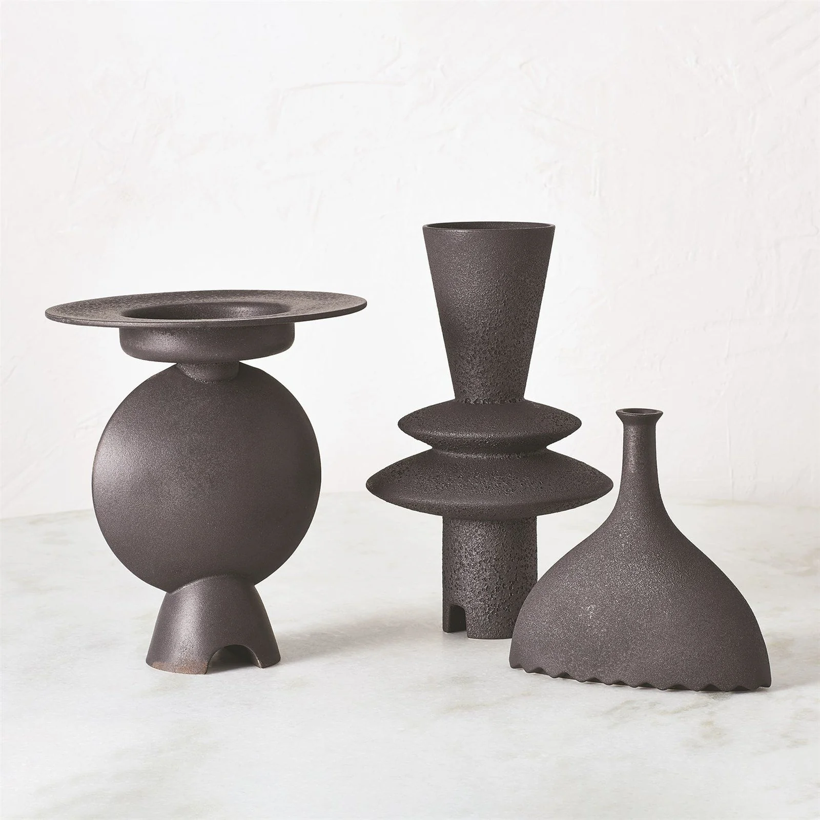 Global Views Camille Geometric Vase - Image 5