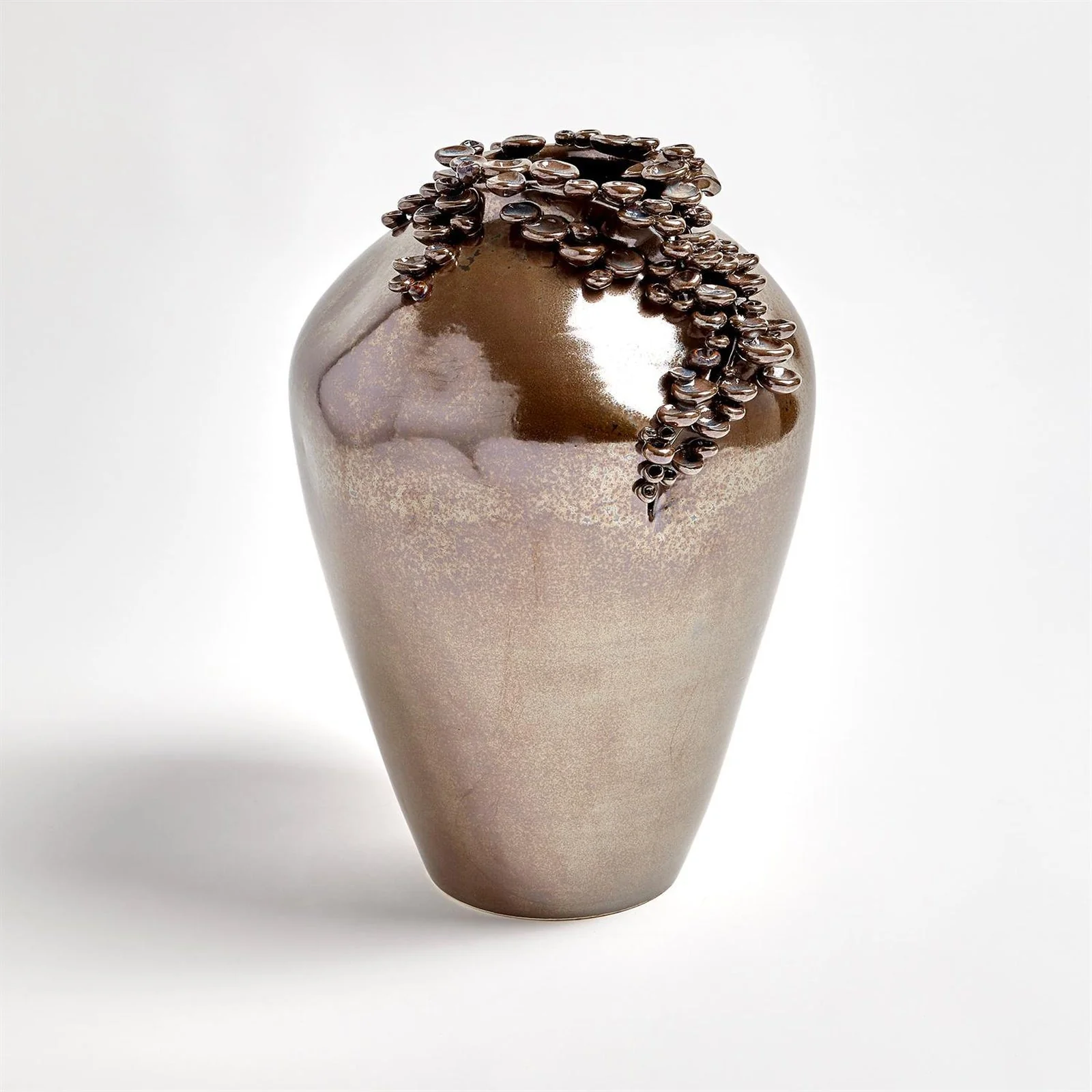 Global Views Reactive Bronze Cascading Reef Vase - Image 2