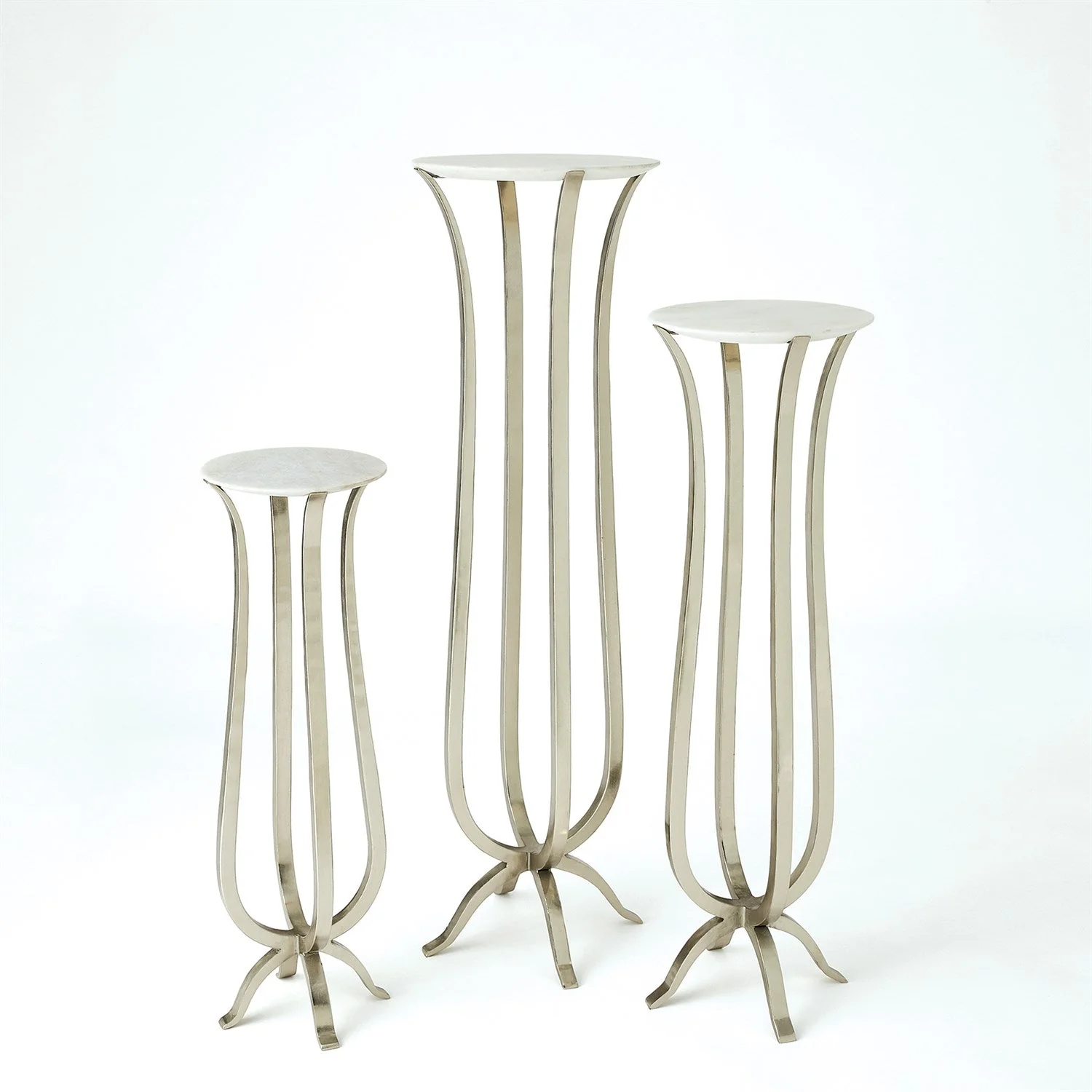 Global Views Nickel Chorda Pedestal