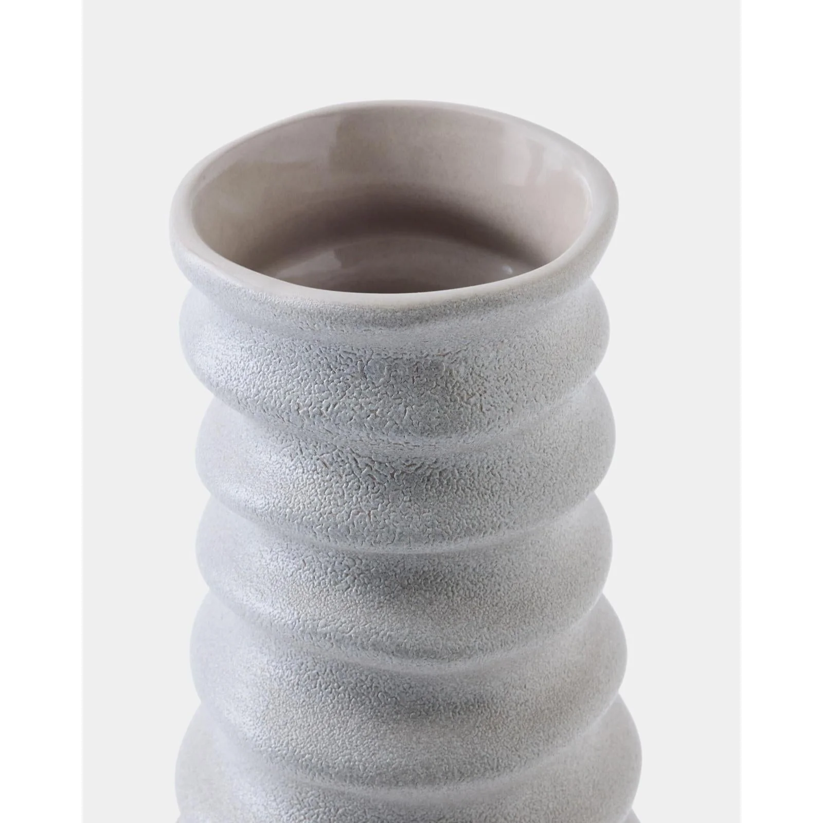 Global Views Cresta Gray Sand Vase - Image 7