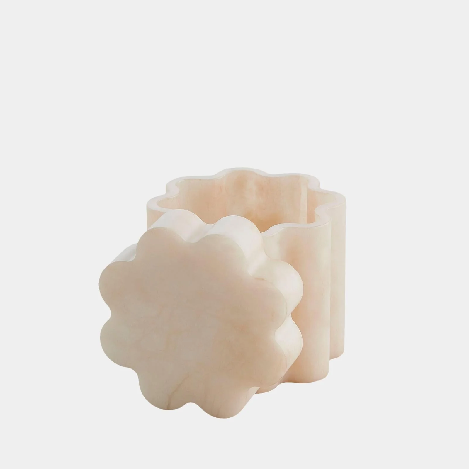 Global Views Cumulus Alabaster Tall Box - Image 10