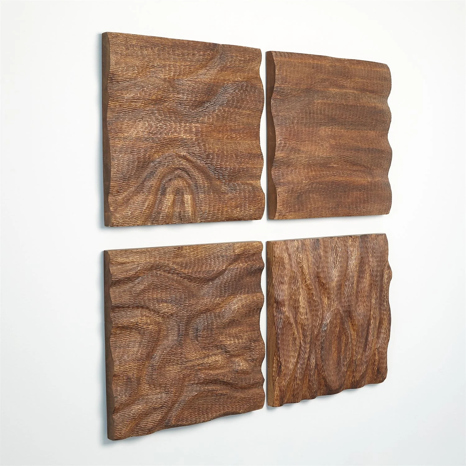 Global Views Weathered Brown Dune Wall Panel - Image 2