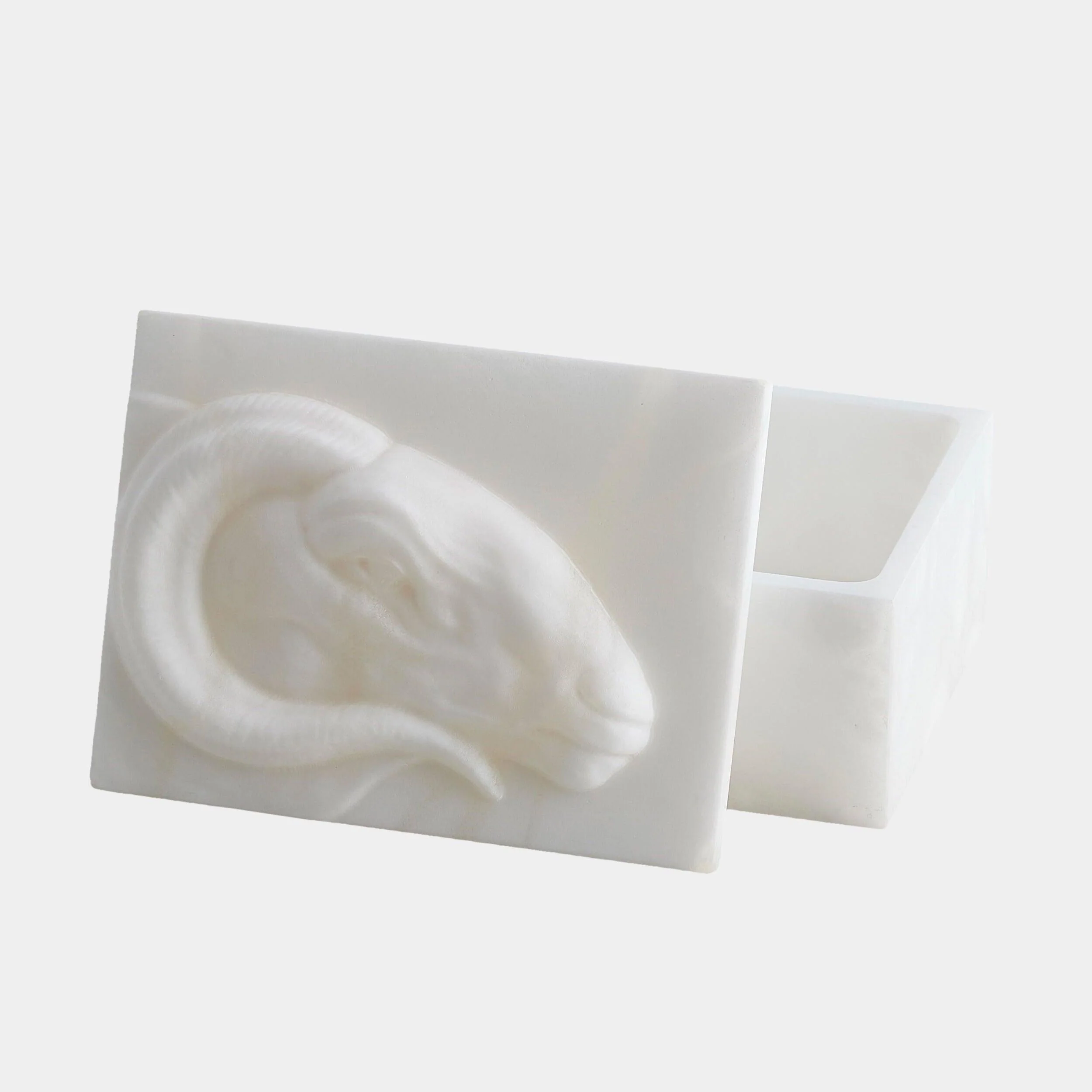 Global Views Egyptian Ram Head Box - Image 3