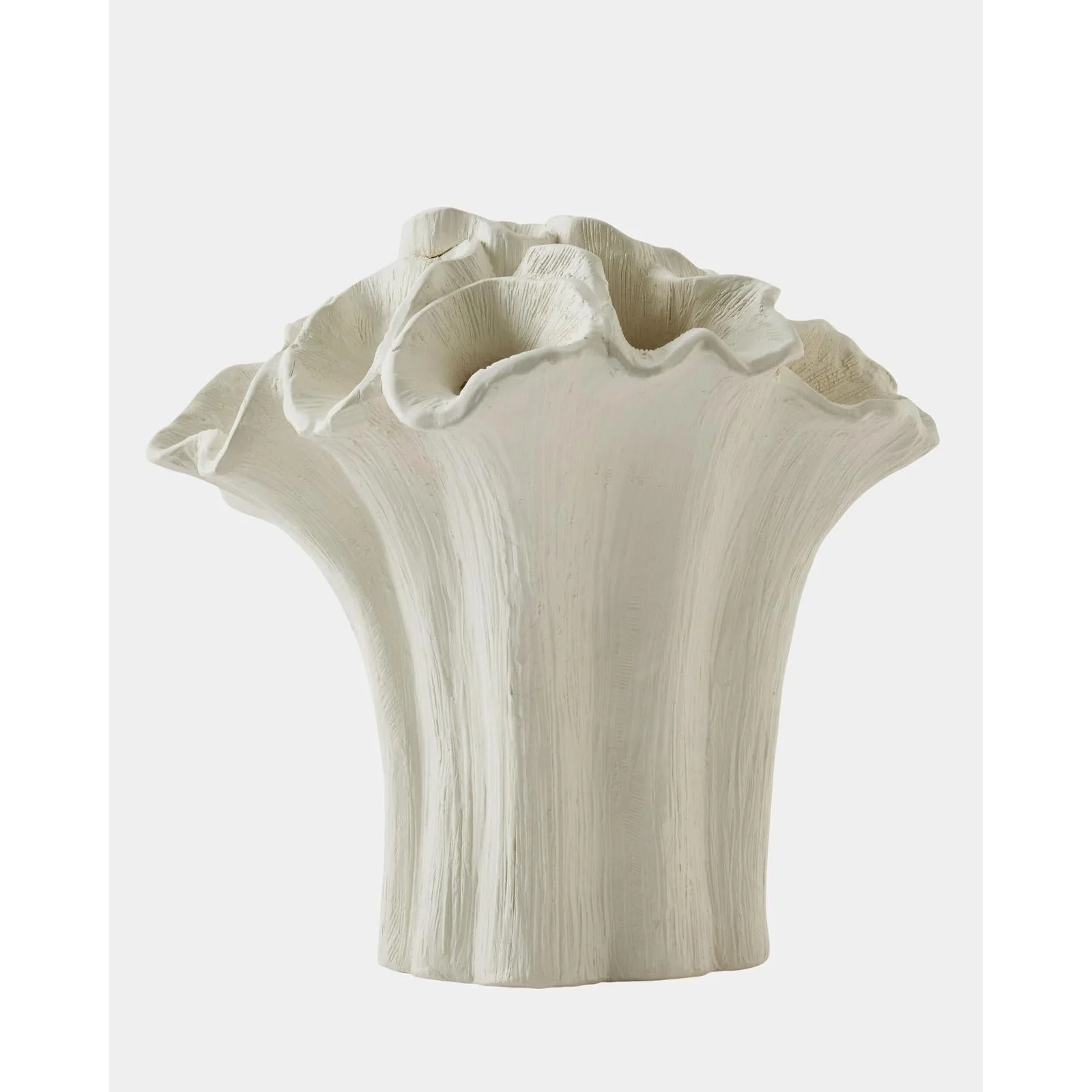 Global Views Flora Bouquet White Coral Vase - Image 9