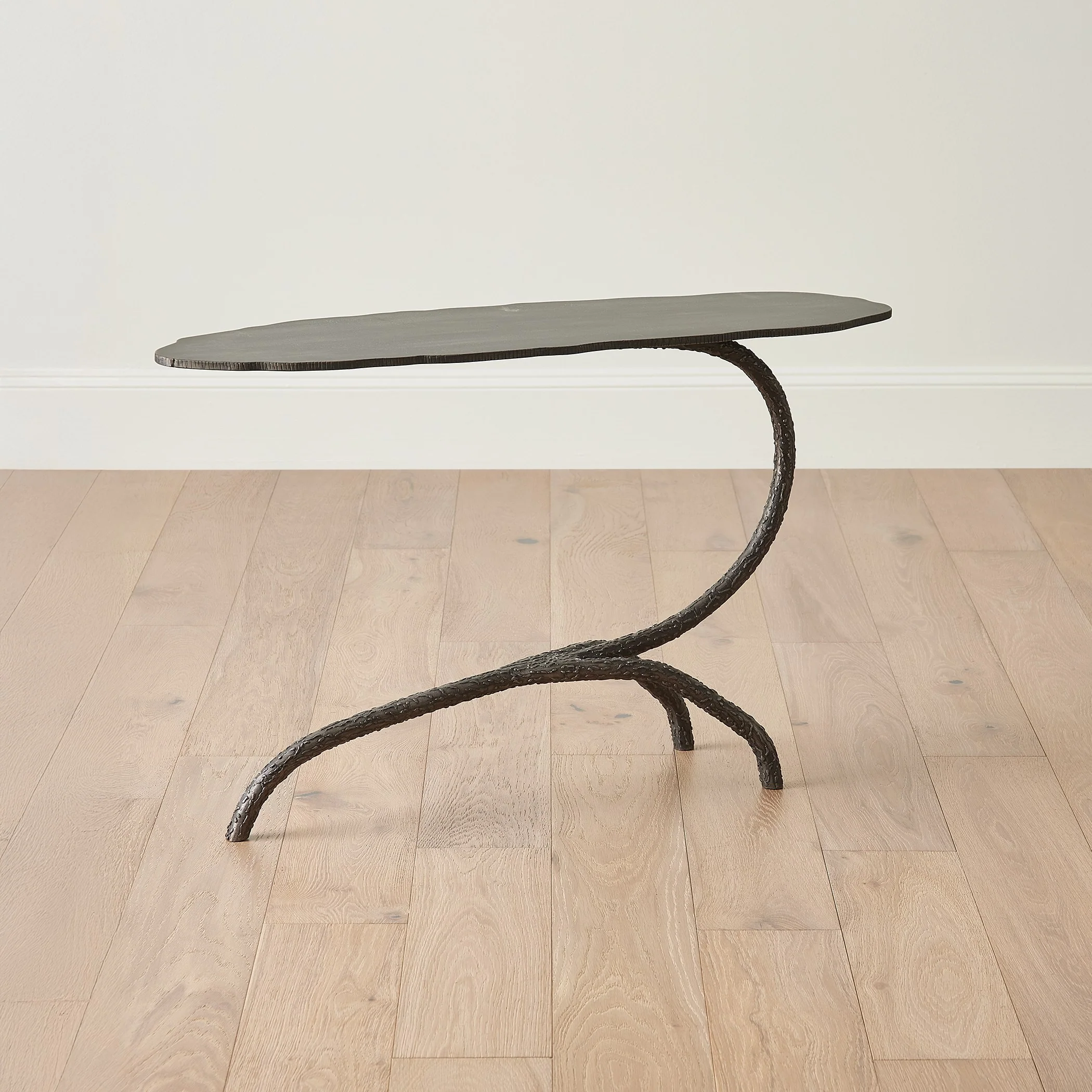 Global Views Natural Iron Forest Blossom Side Table - Image 5