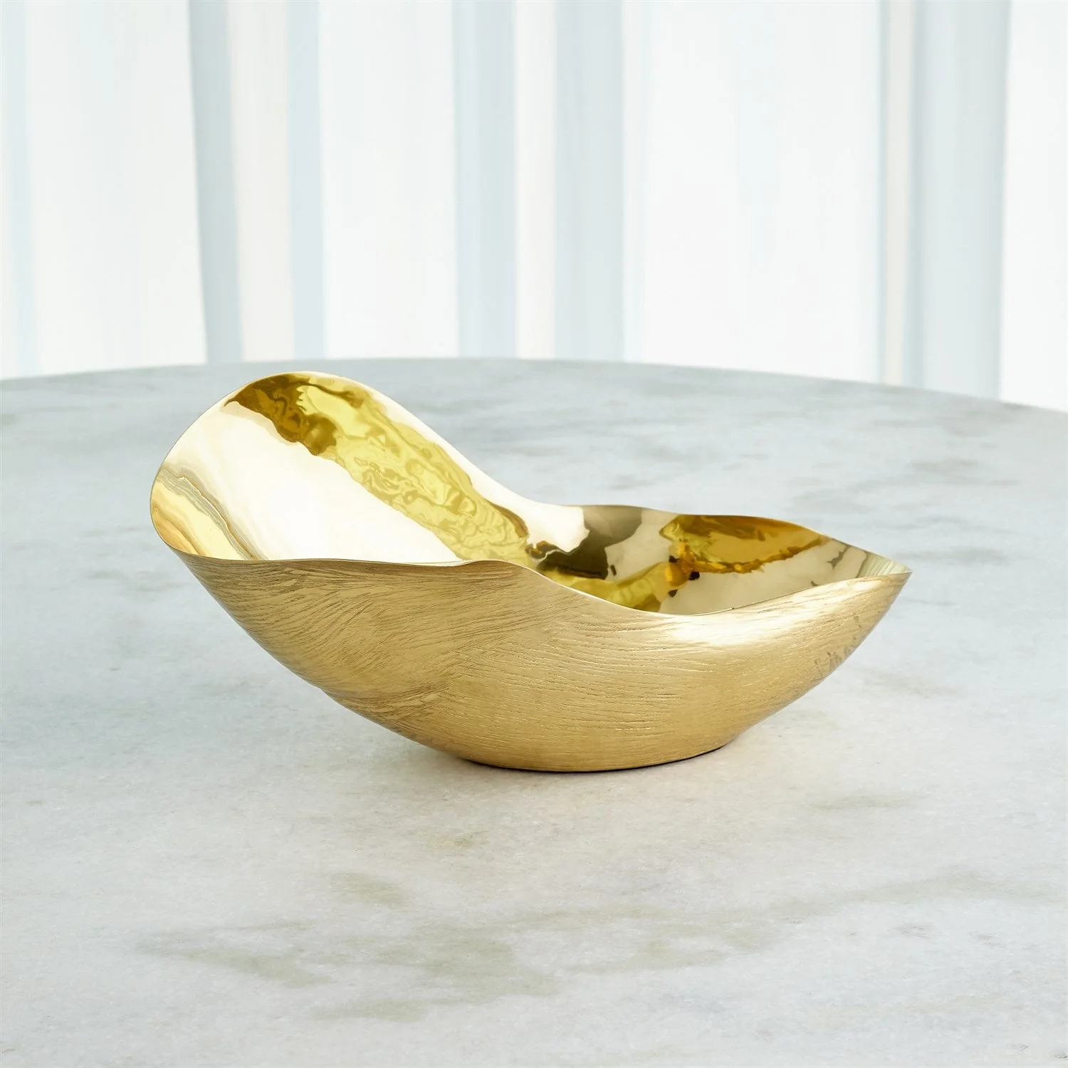 Global Views Brass Free Form Bowl - Image 4