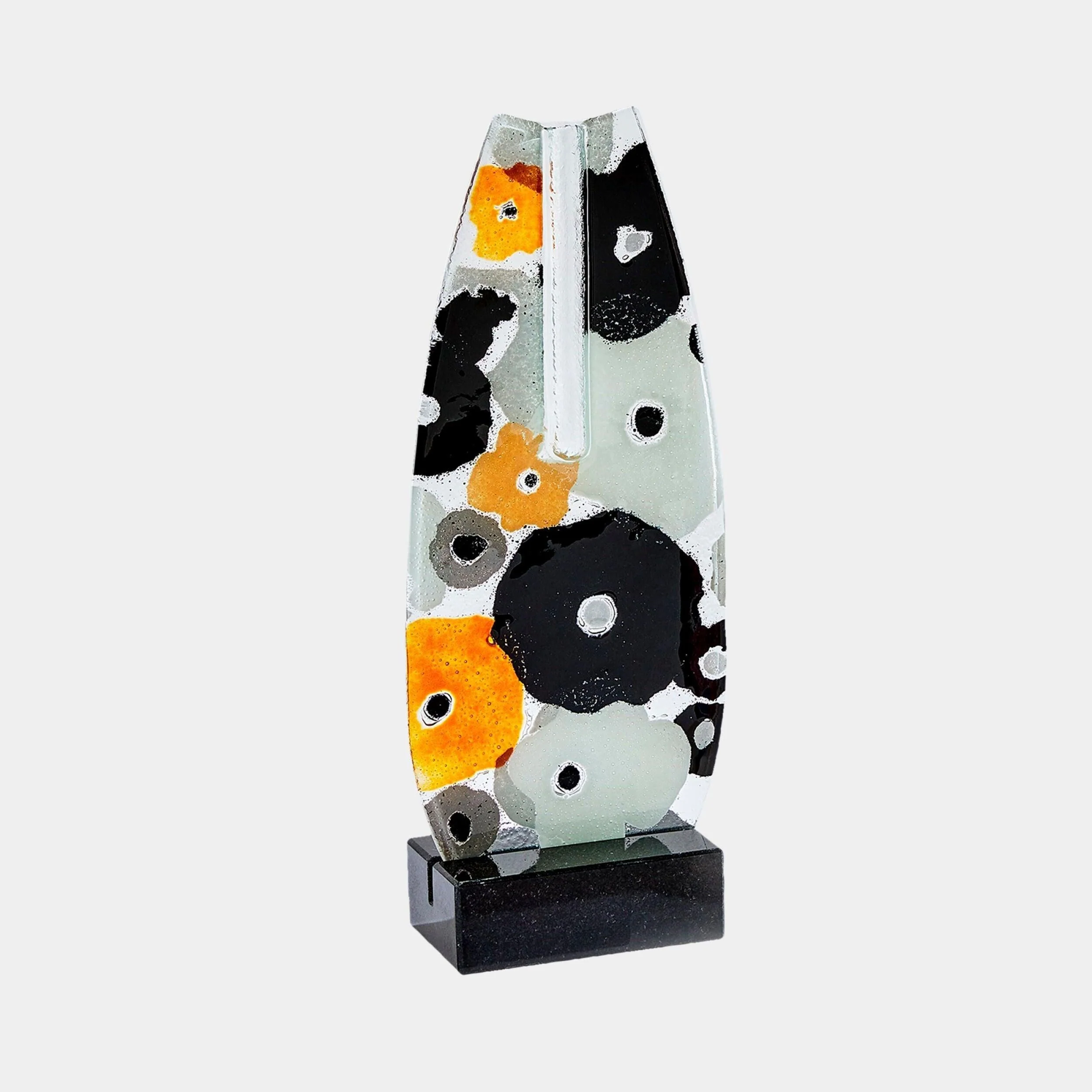 Global Views Fused Floral Flat Vase - Image 7