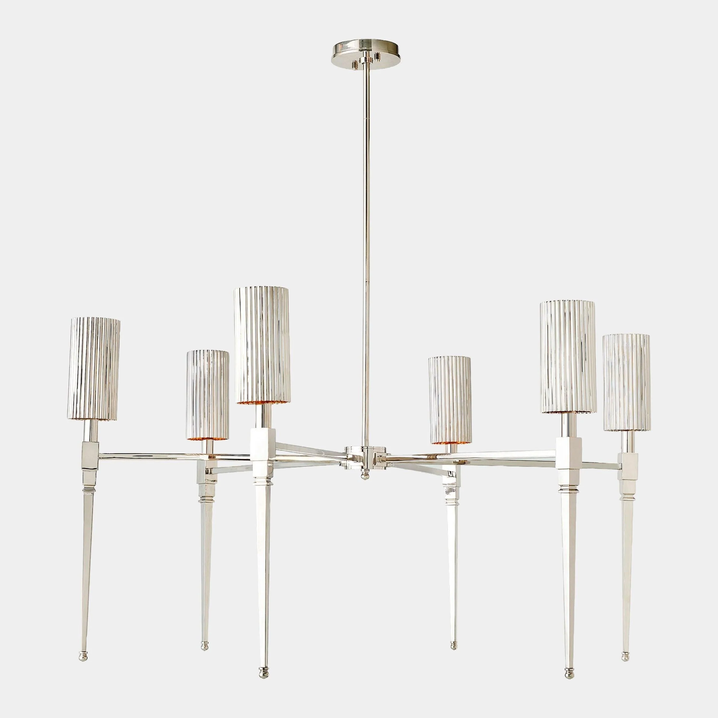 Global Views Golina Fluted Chandelier Clearance