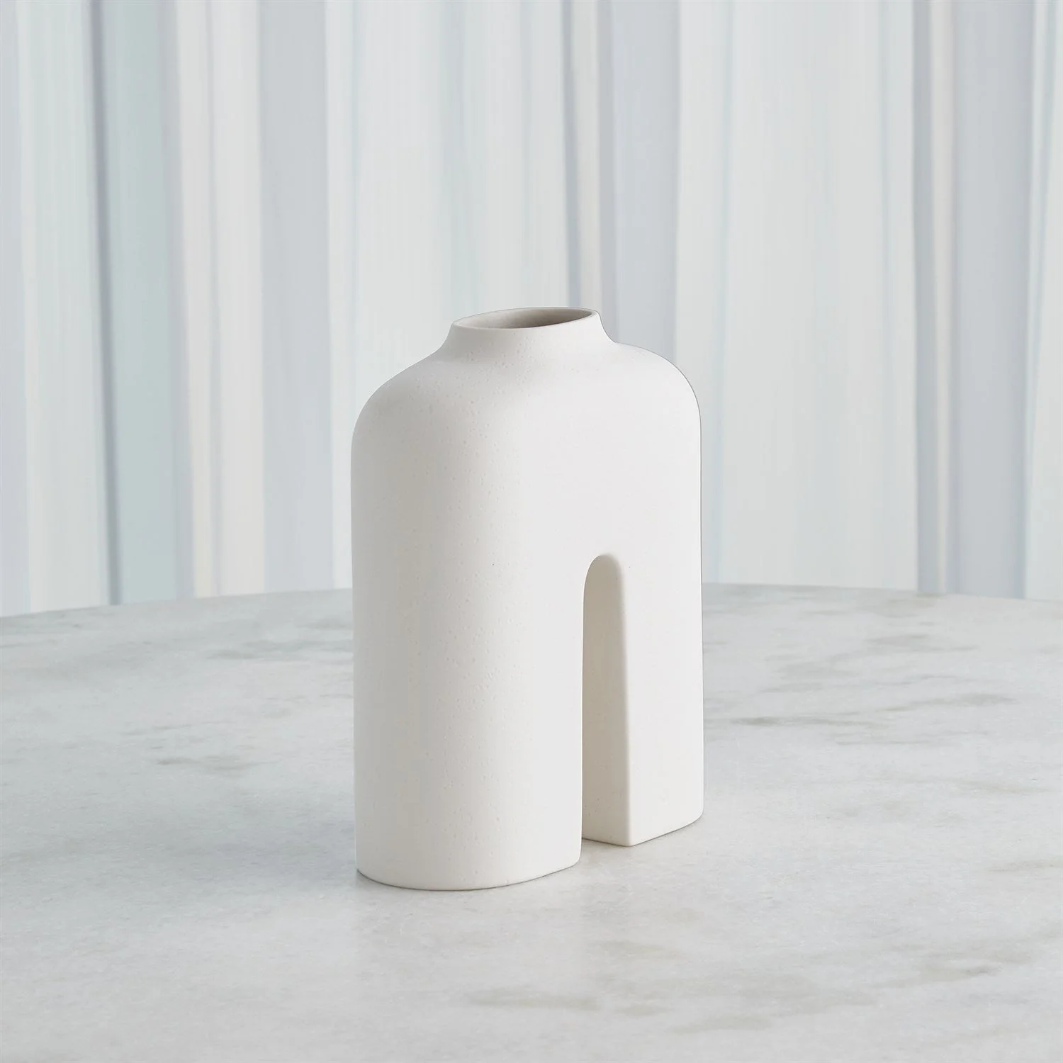 Global Views White Cream Guardian Vase - Image 8