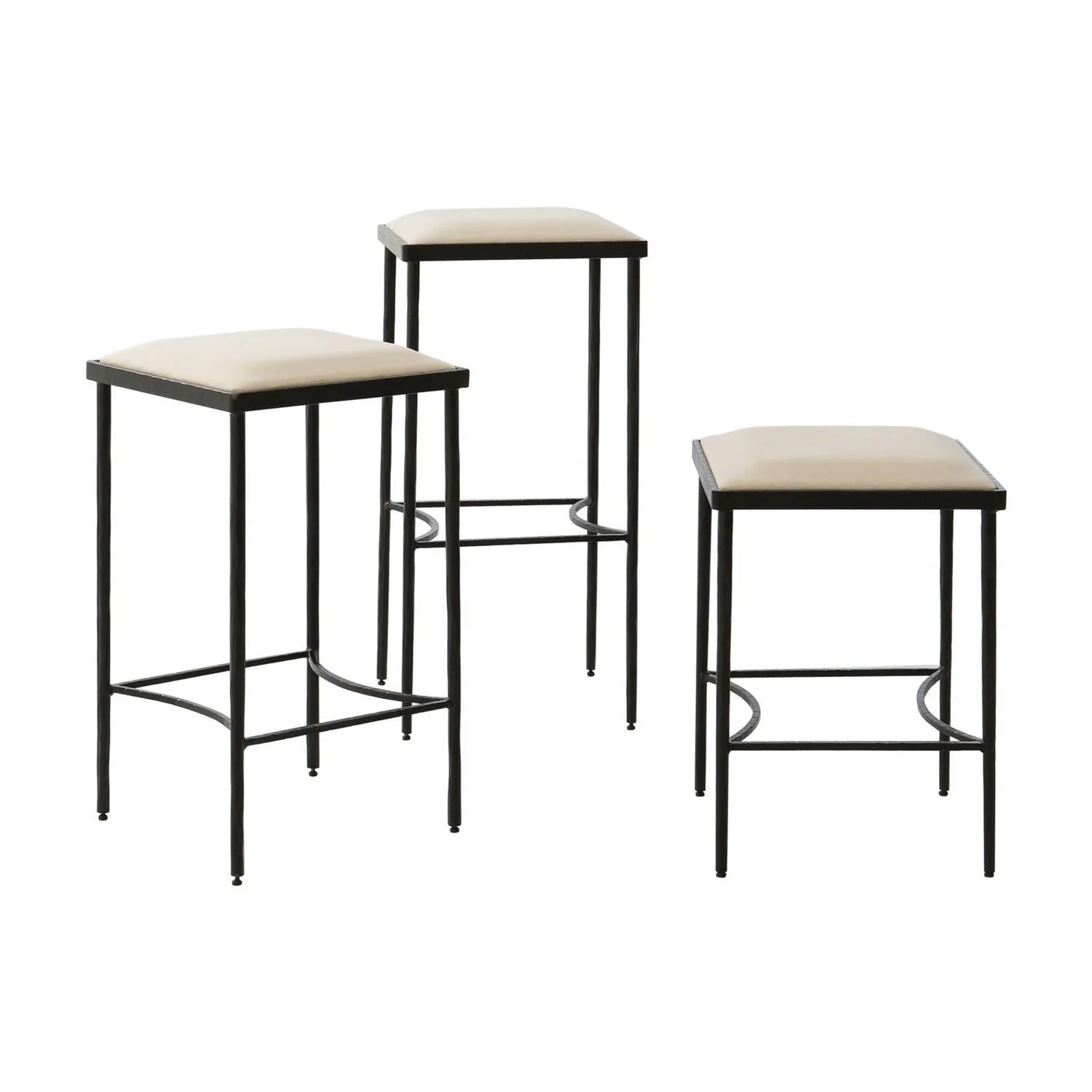 Global Views Hammered Bar Stool