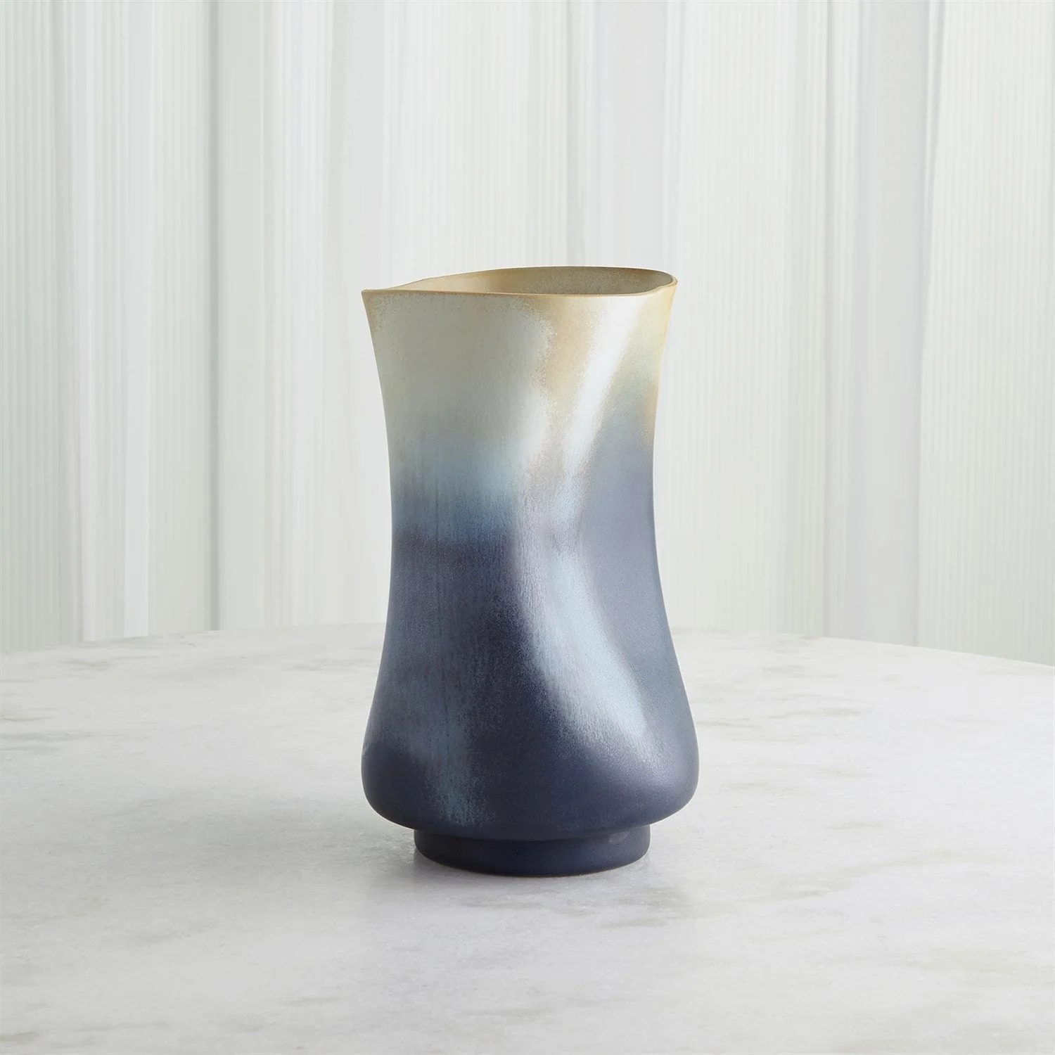 Global Views Grey Yellow Indent Vase & Bowl - Image 16