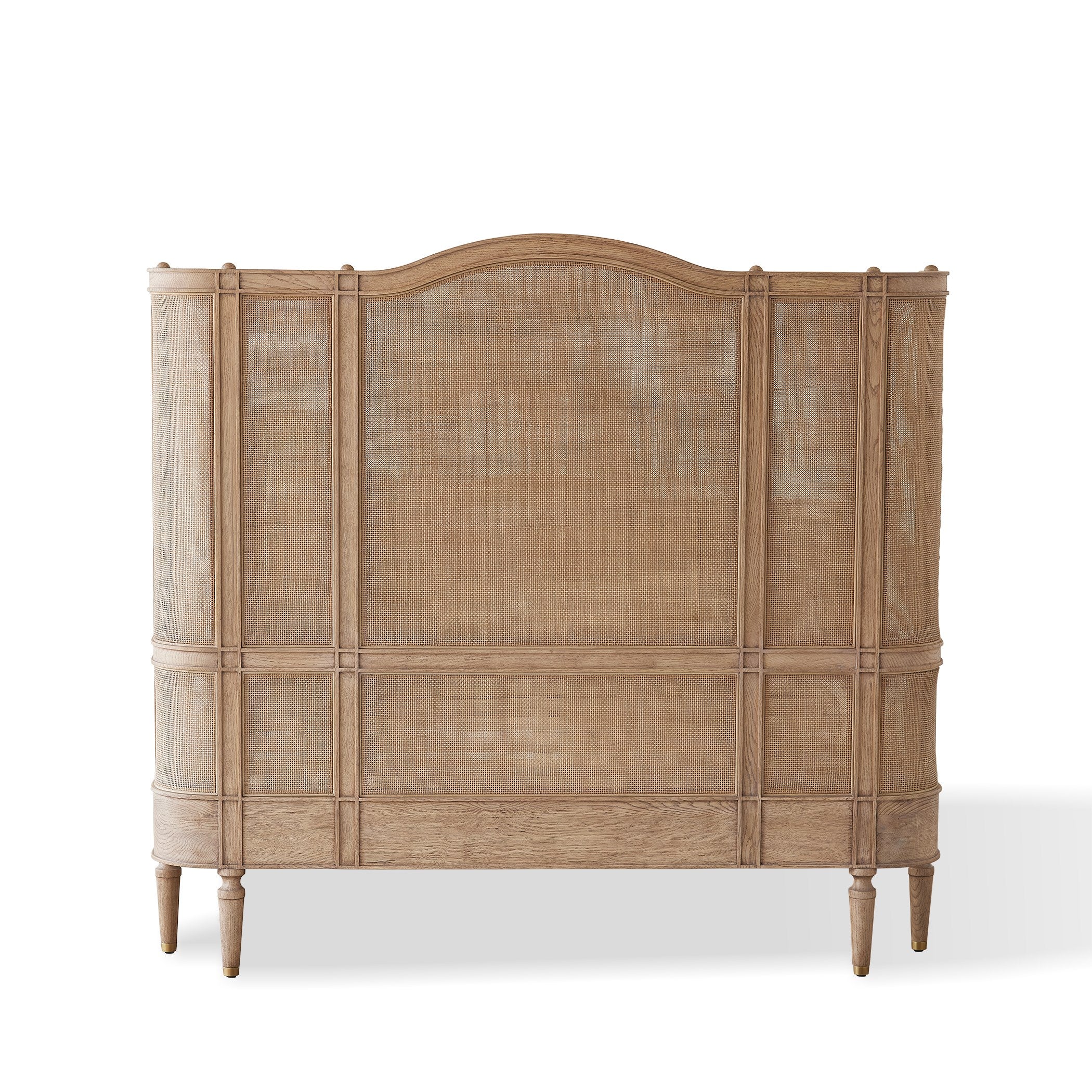 Global Views Blackened Josephine Oak Bed - Image 5