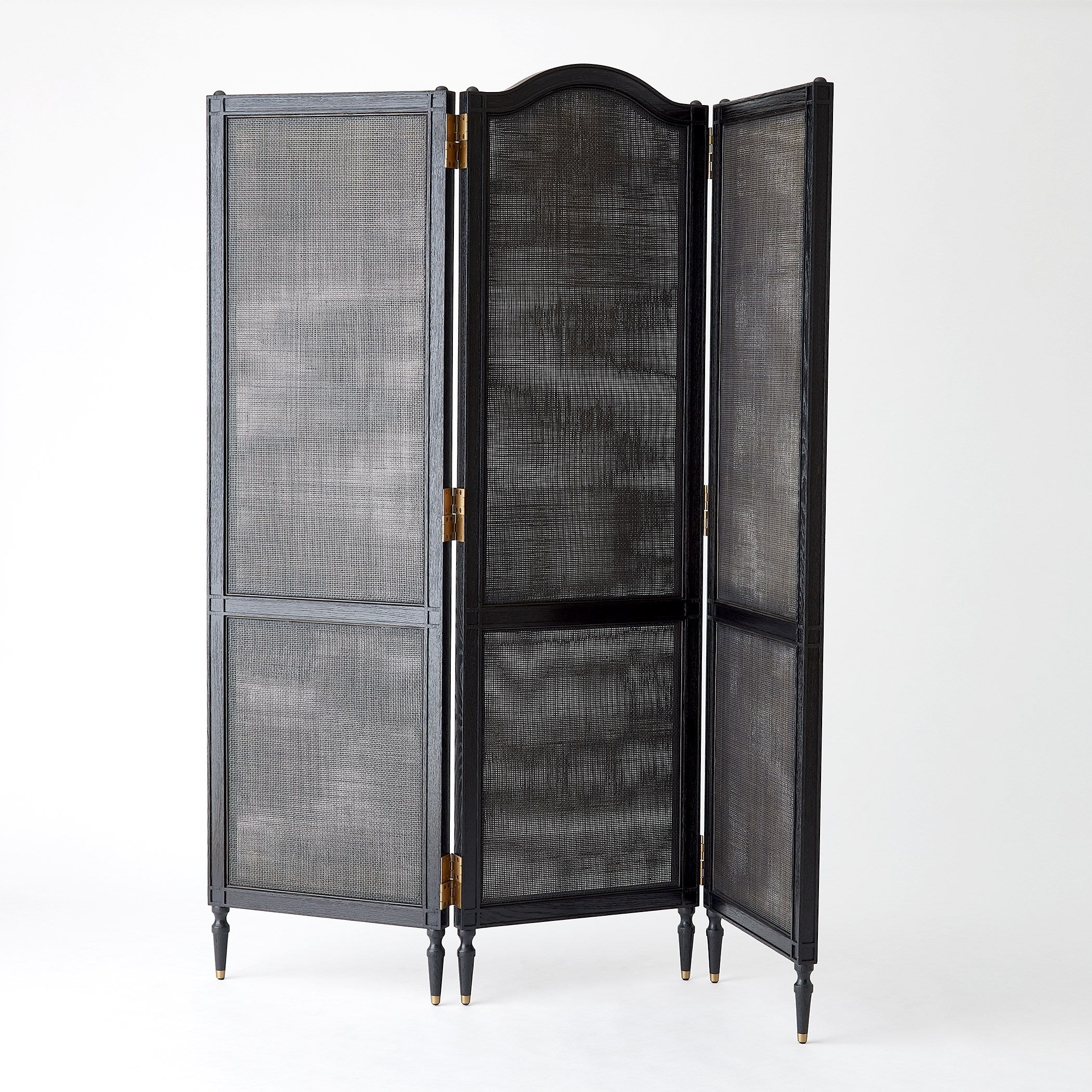 Global Views Blackened Oak Josephine Screen - Image 10