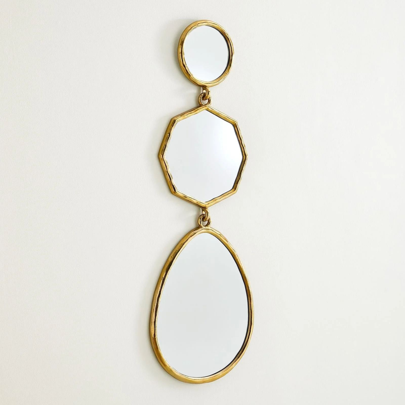 Global Views Julie Shiny Brass Mirror - Image 2