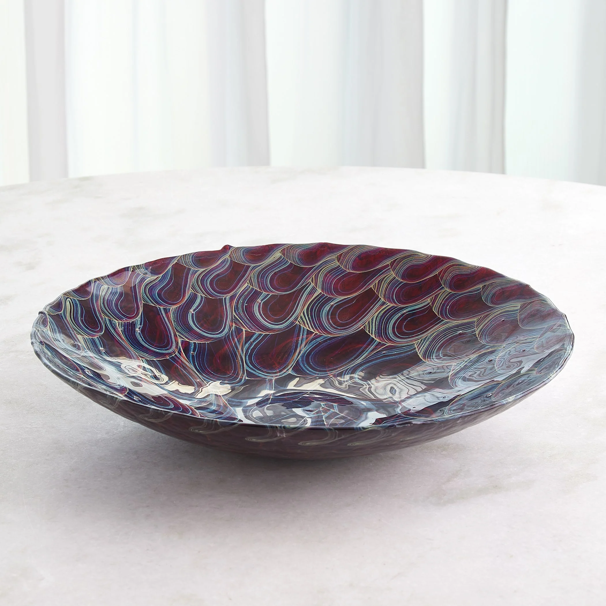Global Views Plum Kaleidoscope Centerpiece - Image 12