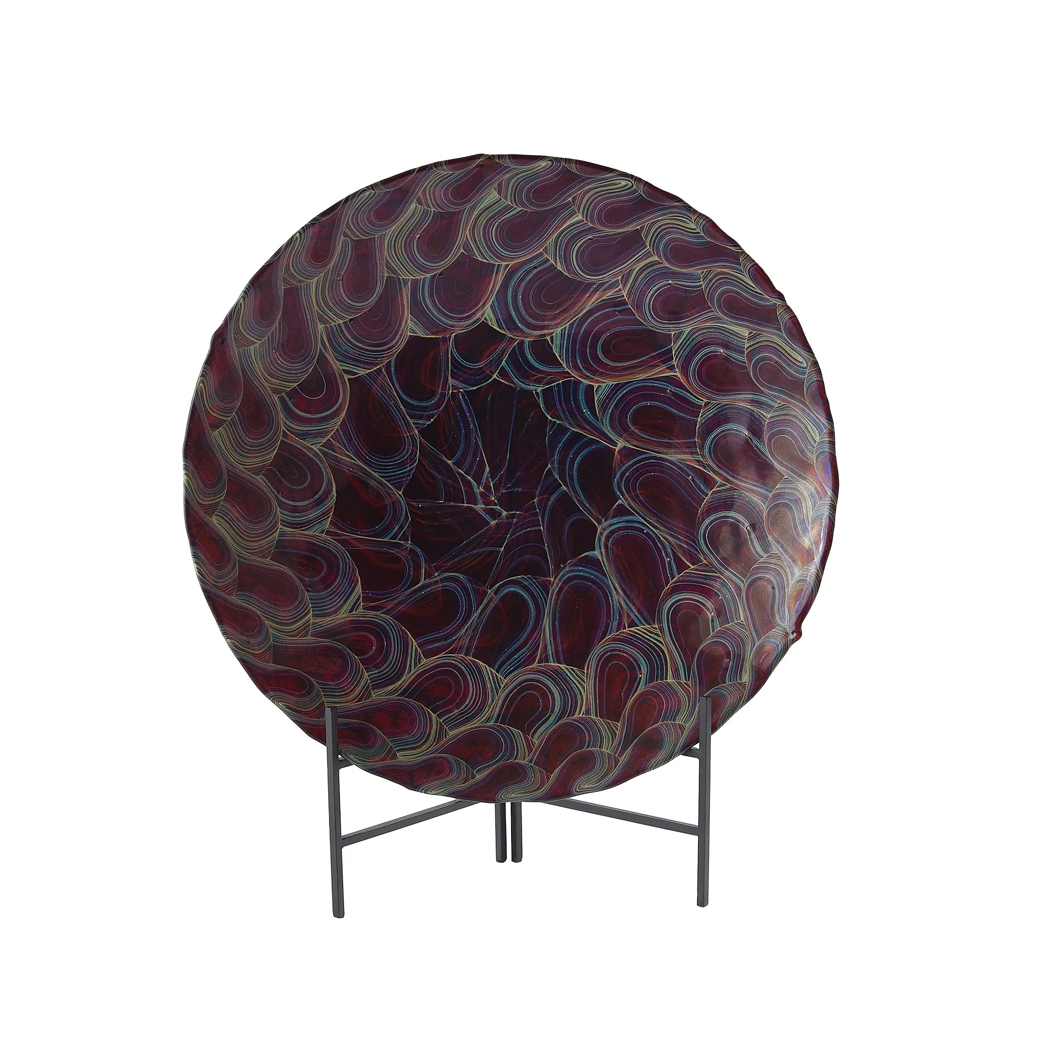 Global Views Plum Kaleidoscope Centerpiece - Image 15