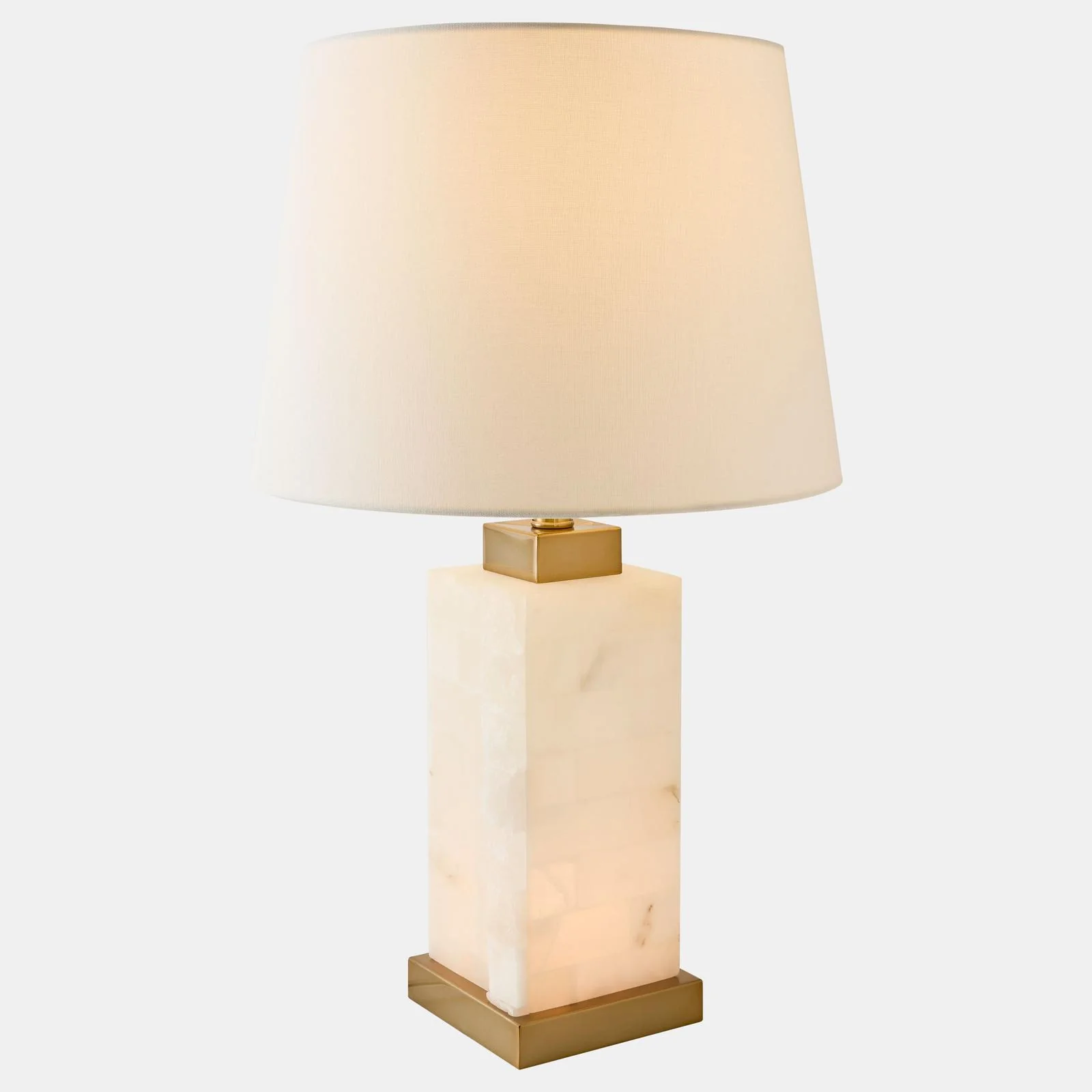 Global Views Kasia Square Alabaster Lamp - Image 2