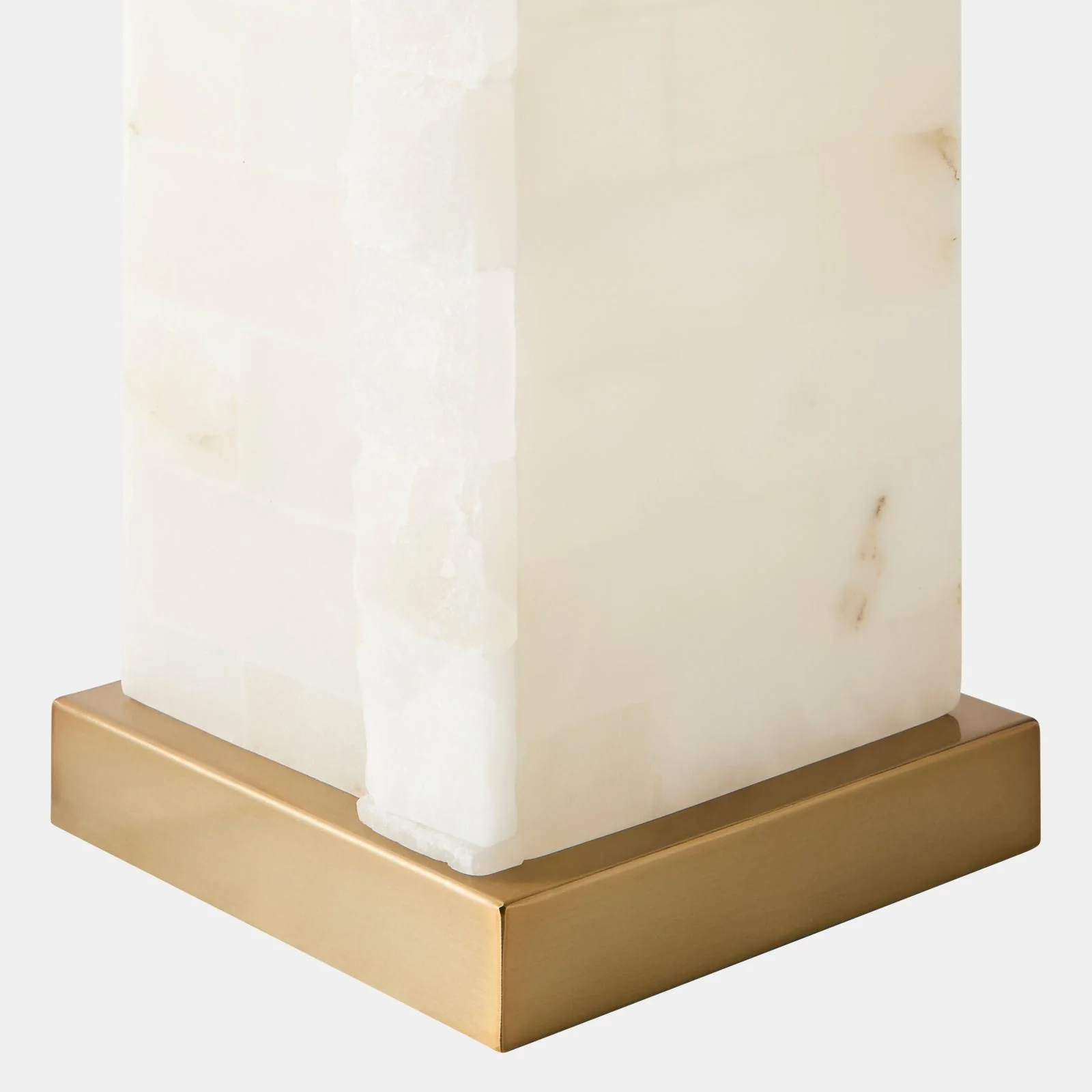 Global Views Kasia Square Alabaster Lamp - Image 3