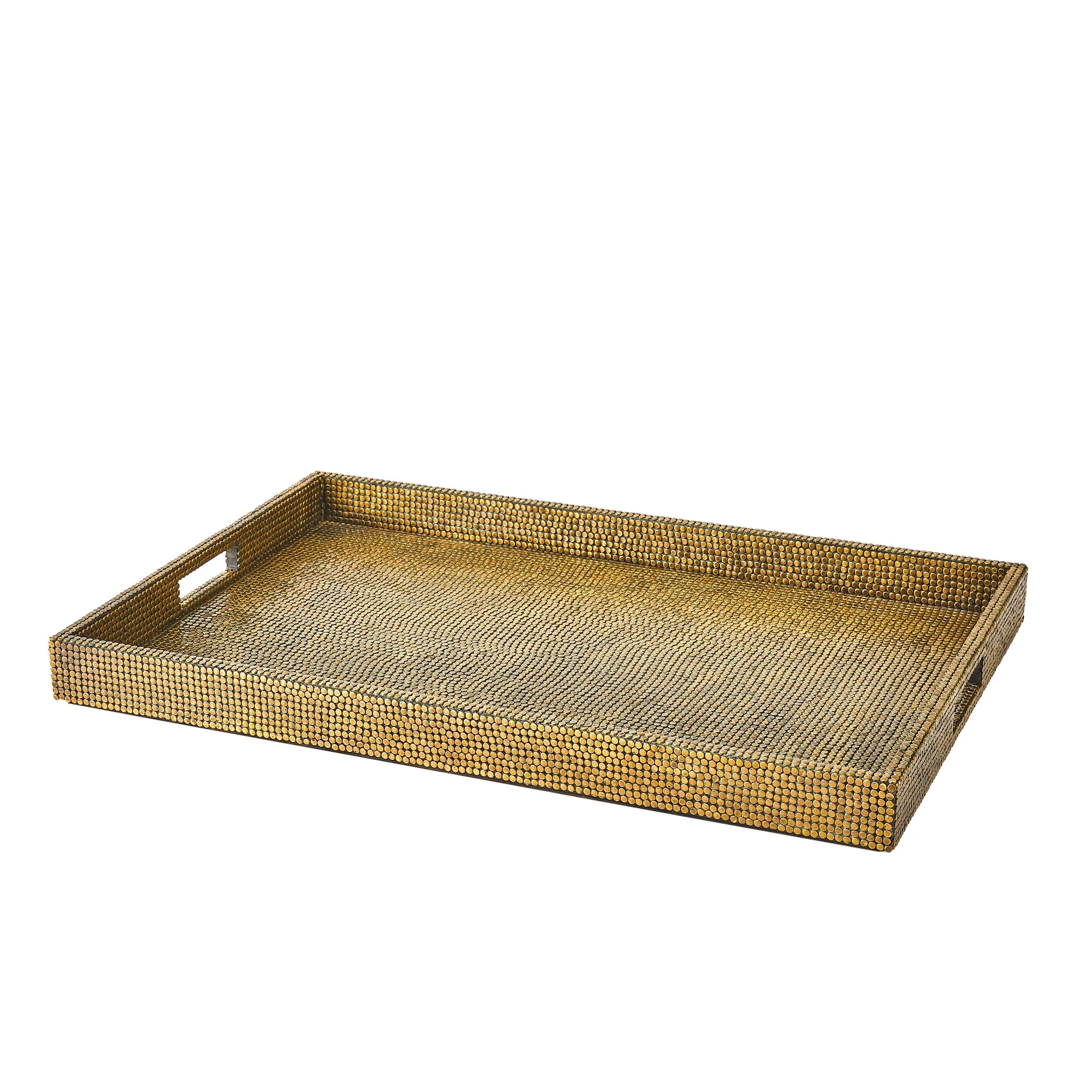 Global Views Brass Lames Boxes and Trays Aged - Image 27